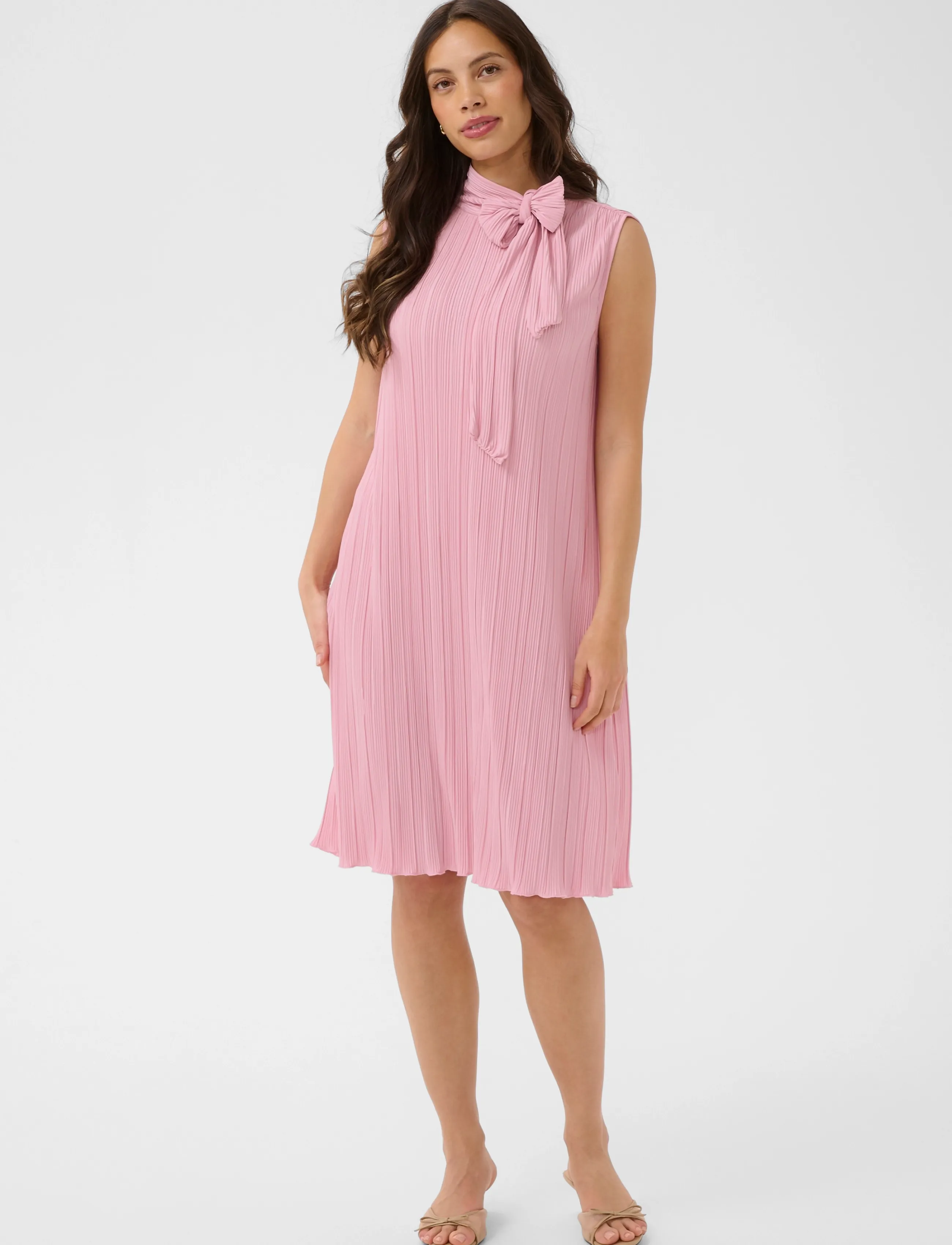 Saint Tropez - ZuniSZ SS Bow Dress - kurze kleider - pink nectar - 3