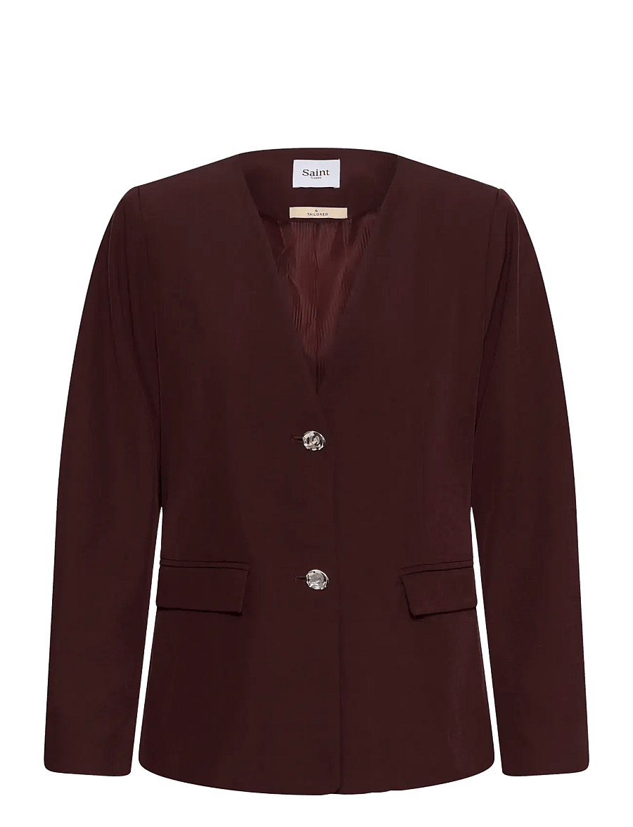 Saint Tropez - UbigailSZ Blazer - einreihige blazer - winetasting melange - 1