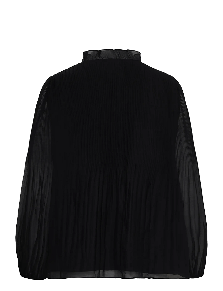 Saint Tropez - UlaiaSZ Blouse - langærmede bluser - black - 2