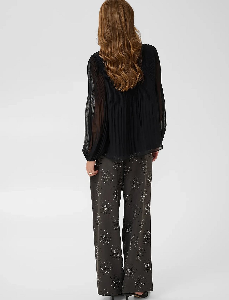 Saint Tropez - UlaiaSZ Blouse - langærmede bluser - black - 4