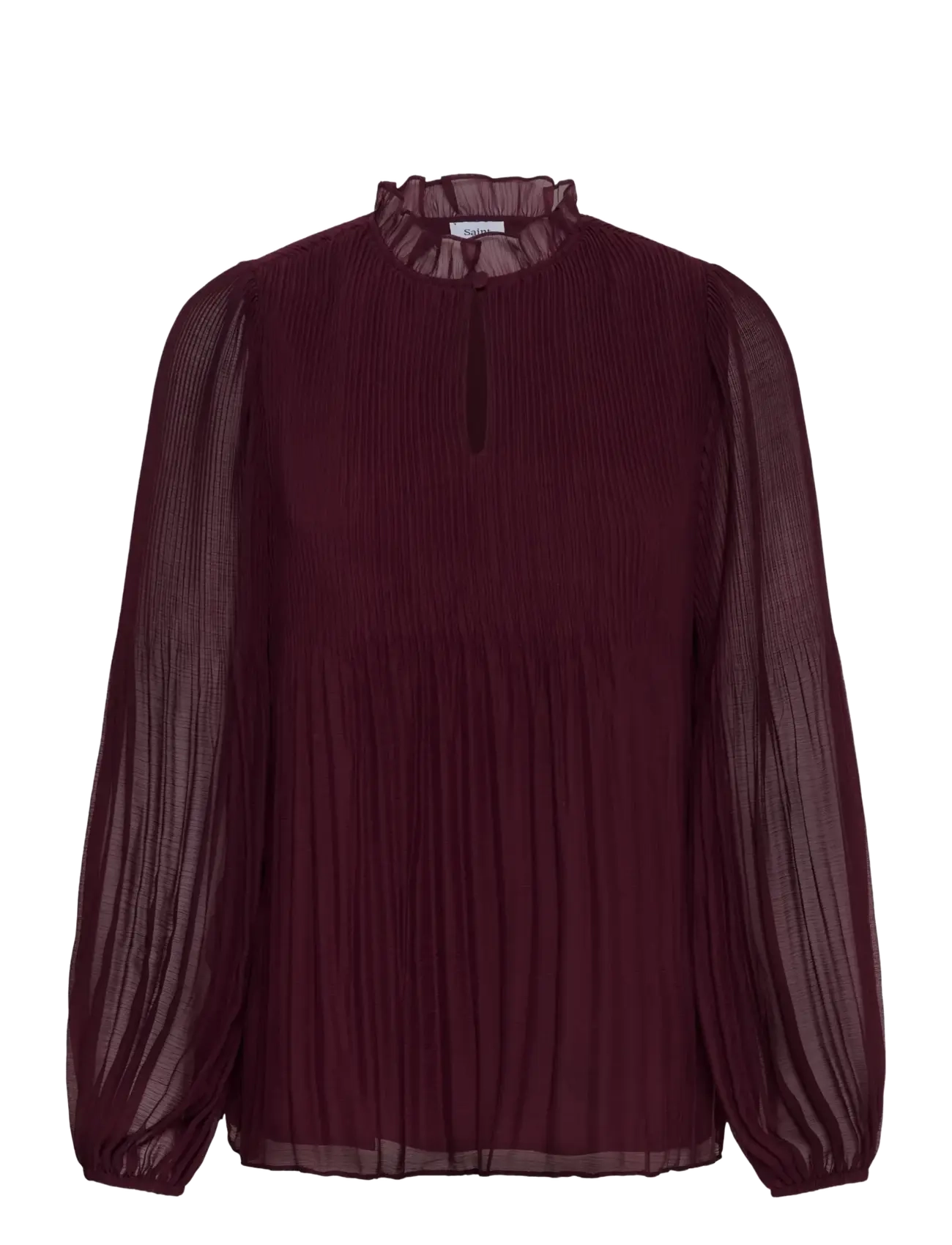 Saint Tropez UlaiaSZ Blouse - Blusen - WINETASTING / burgundy