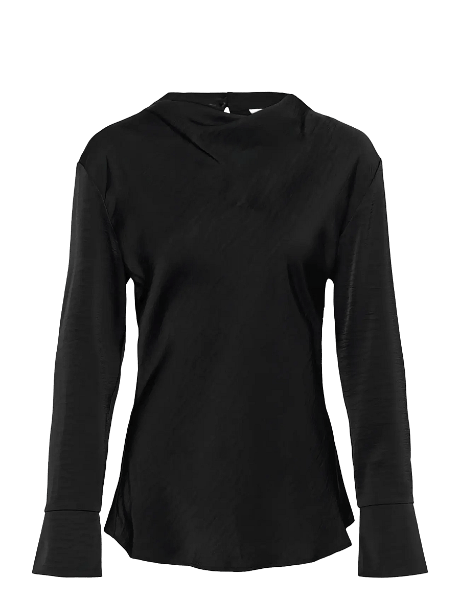 Saint Tropez - UmalieSZ Blouse - langærmede bluser - black - 1