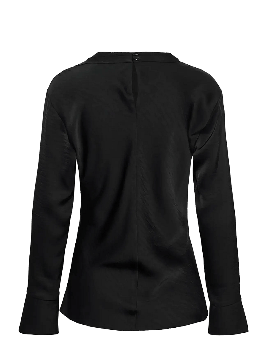 Saint Tropez - UmalieSZ Blouse - langærmede bluser - black - 2