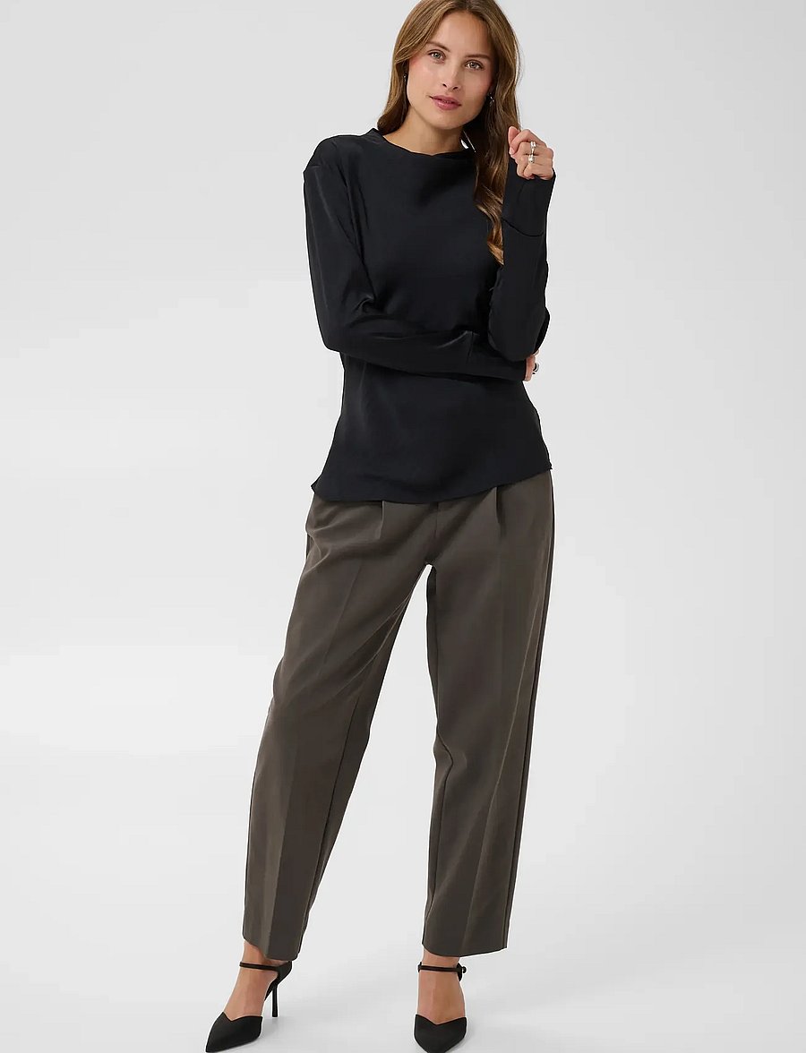 Saint Tropez - UmalieSZ Blouse - langærmede bluser - black - 3