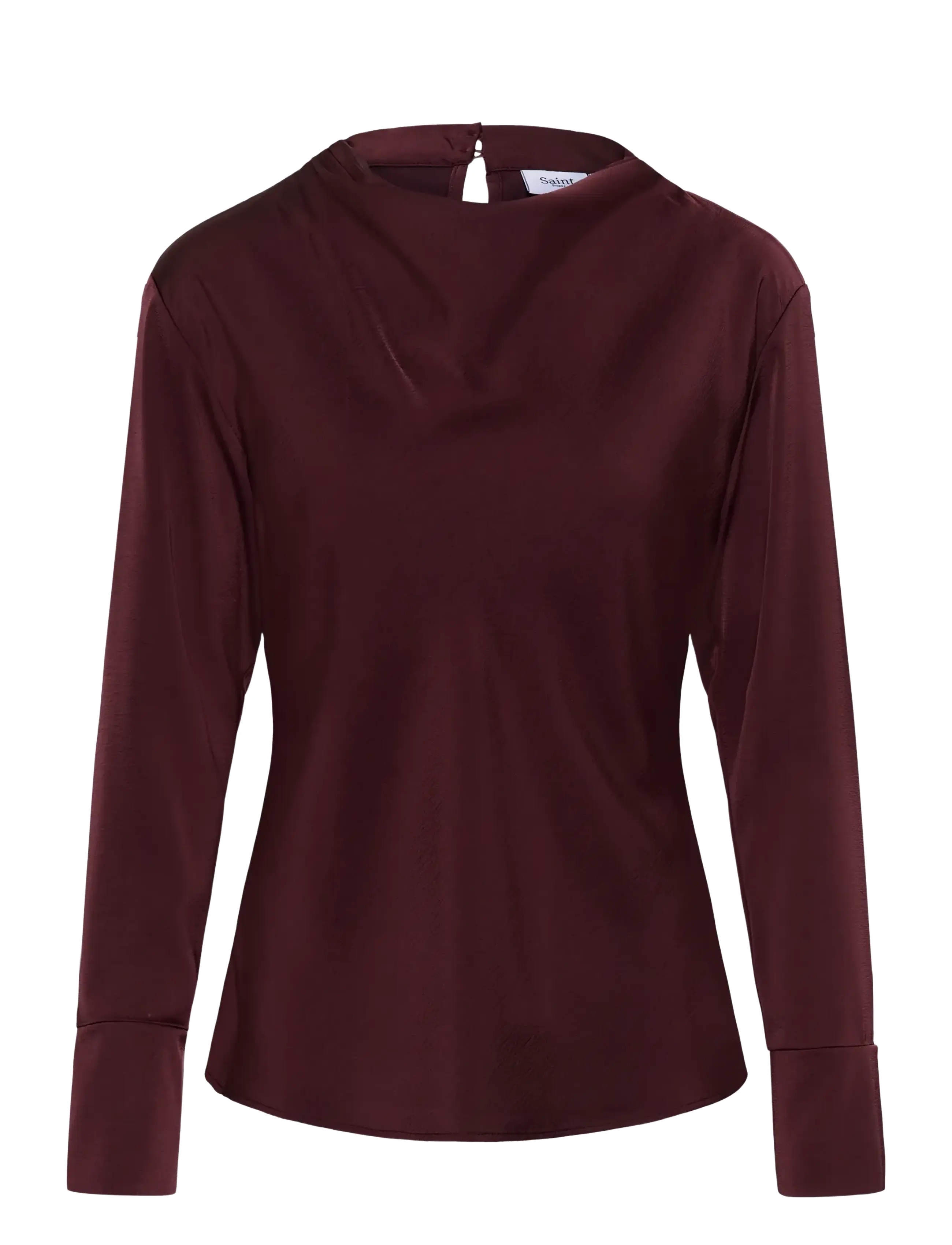 Saint Tropez UmalieSZ Blouse - Blusen - WINETASTING / burgundy
