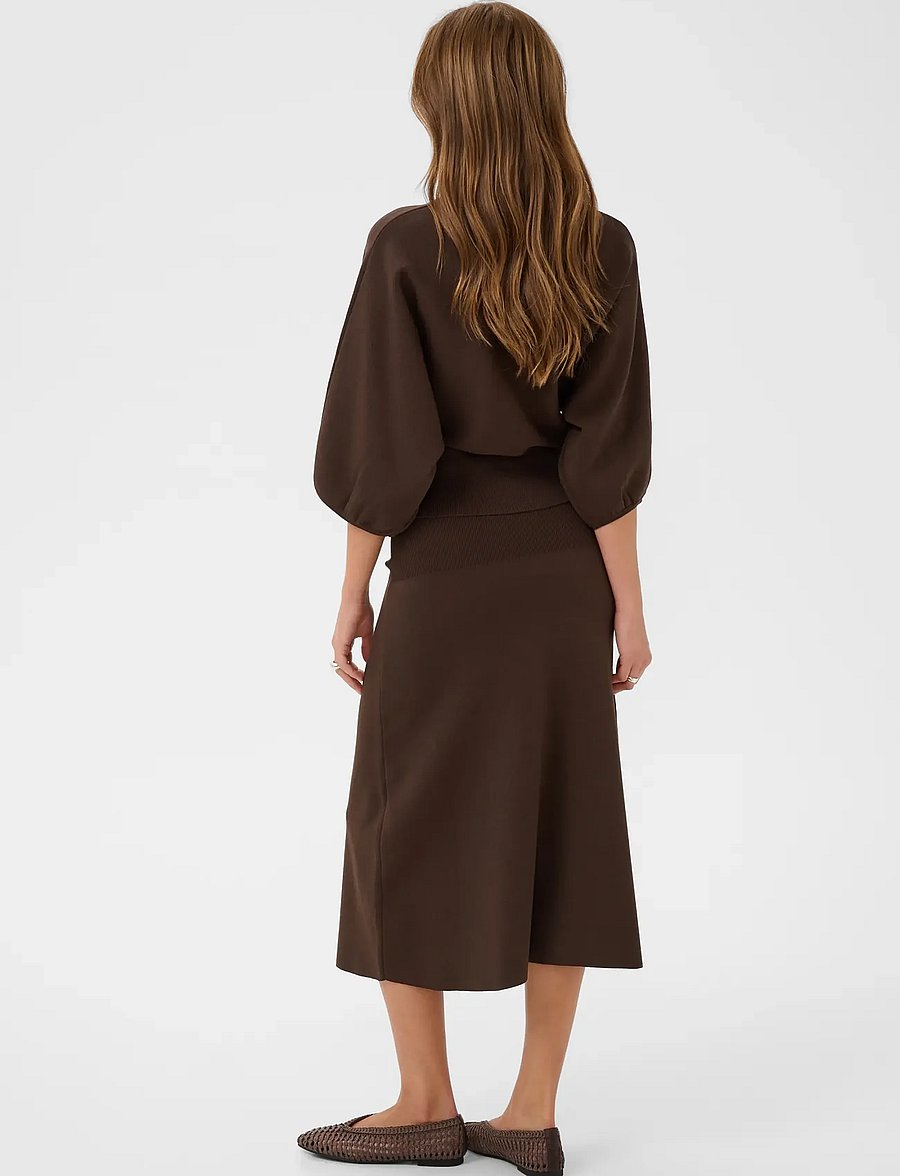 Saint Tropez - UzdinaSZ Skirt - midi-röcke - chocolate brown - 4