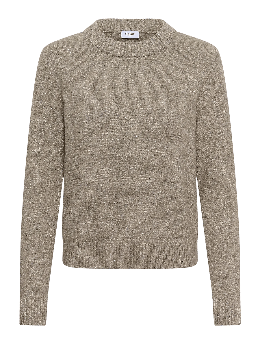 Saint Tropez - NovaSZ LS Pullover - pullover - savannah tan melange - 1