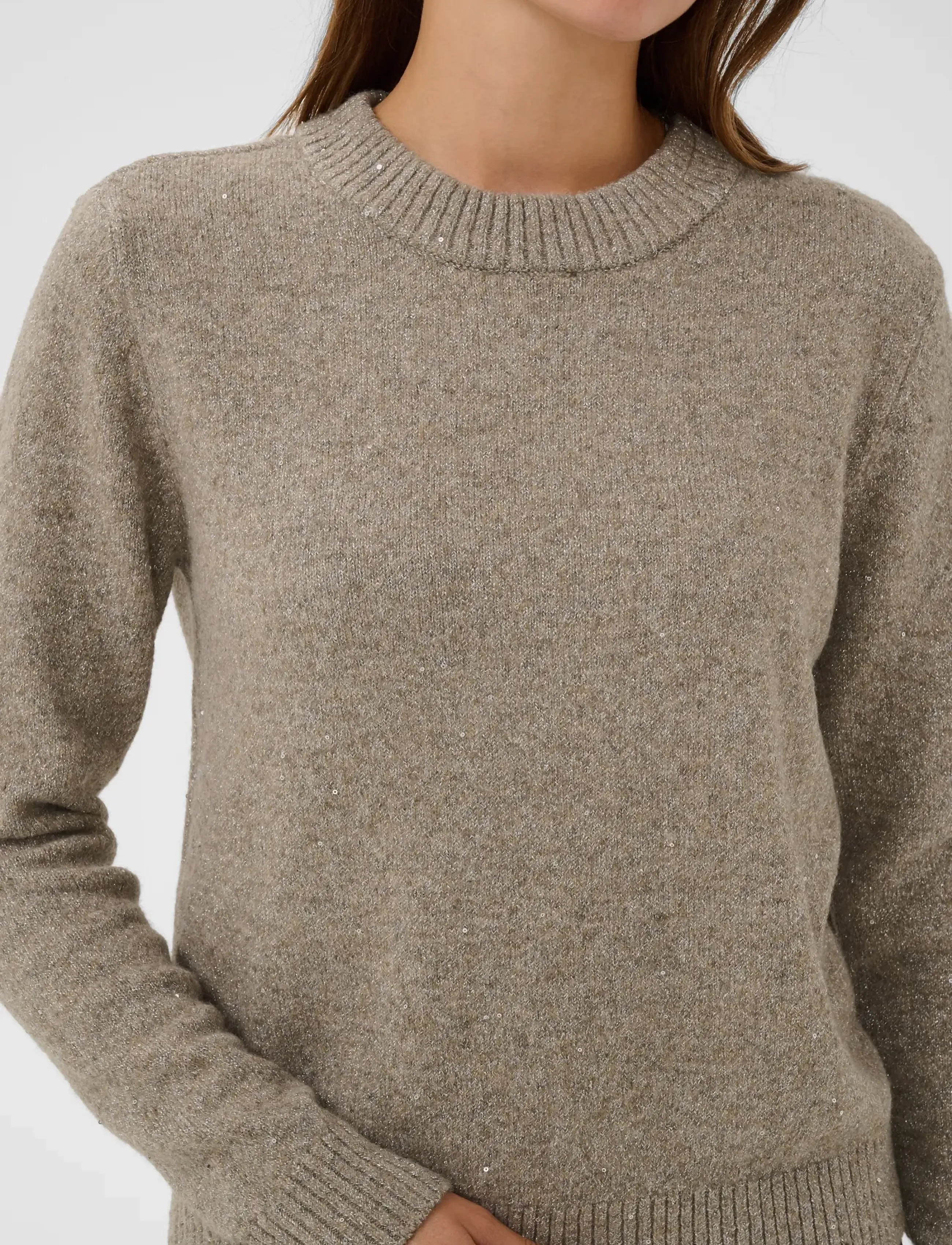 Saint Tropez - NovaSZ LS Pullover - savannah tan melange - 5