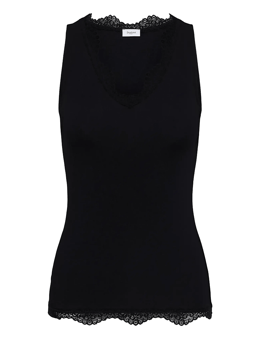 Saint Tropez - UlissySZ Tank Top - tanktops - black - 0