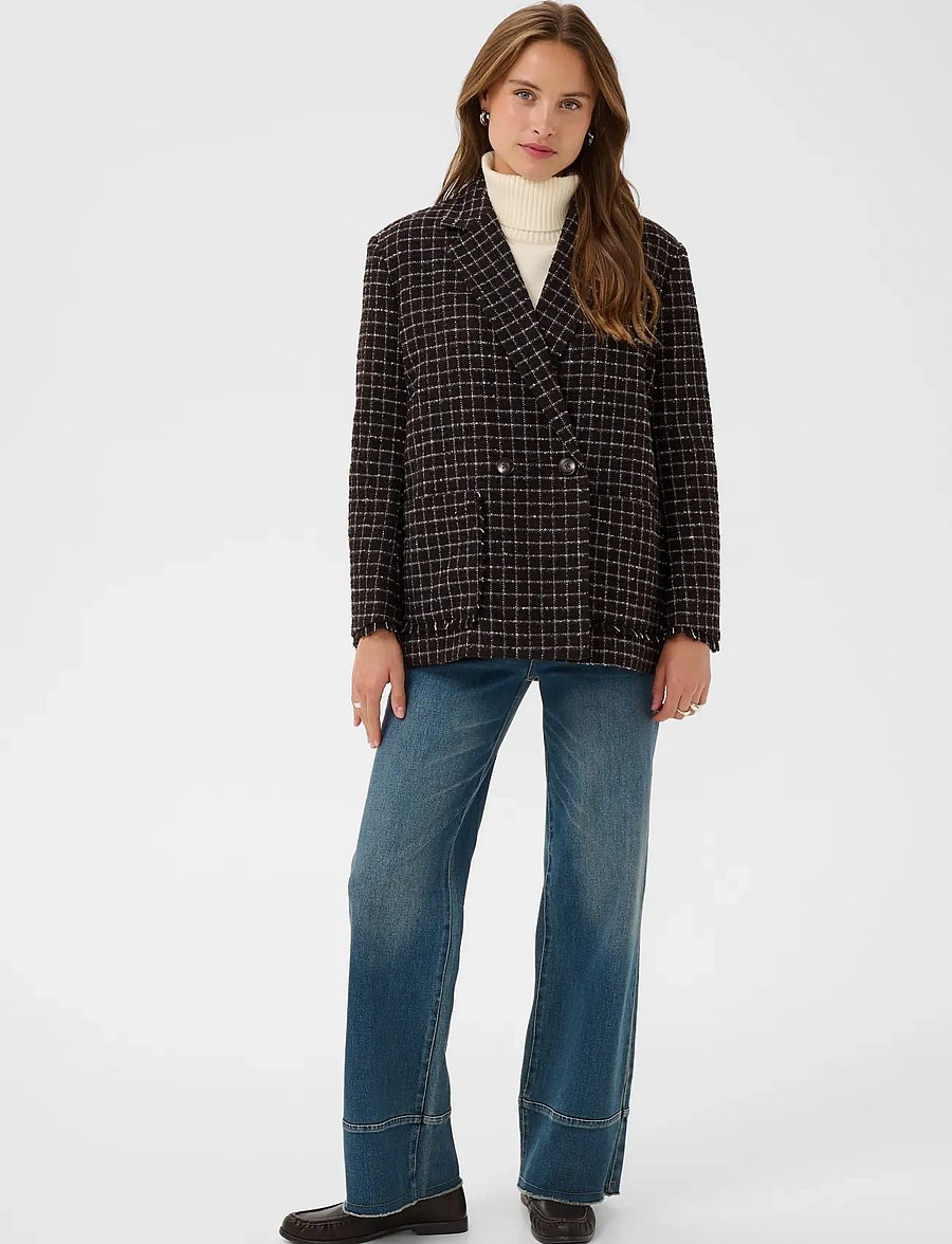 Saint Tropez - UttaSZ Coat - vinterjackor - chocolate brown - 3