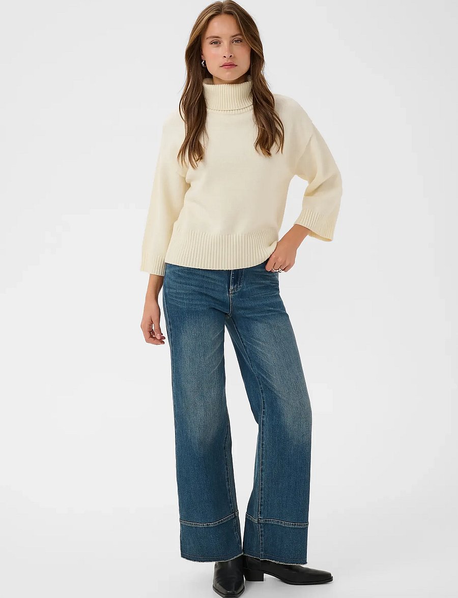 Saint Tropez - UminaSZ Pullover - striktrøjer - ice - 3