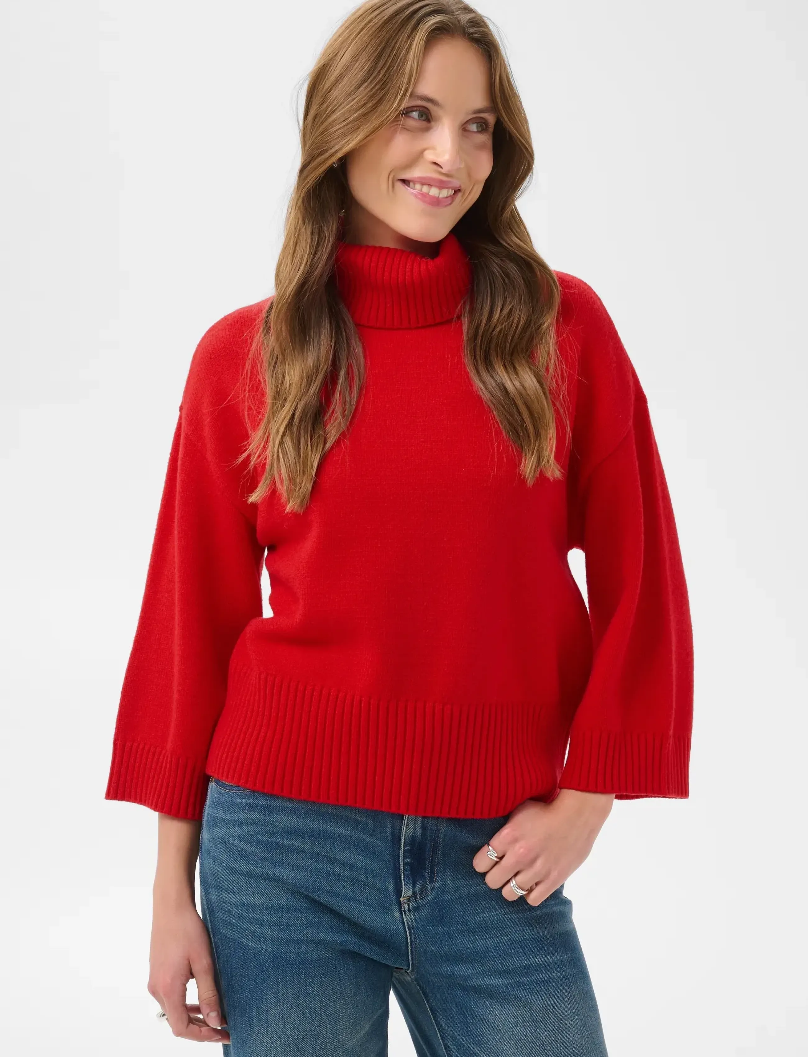 Saint Tropez - UminaSZ Pullover - jumpers - true red - 0