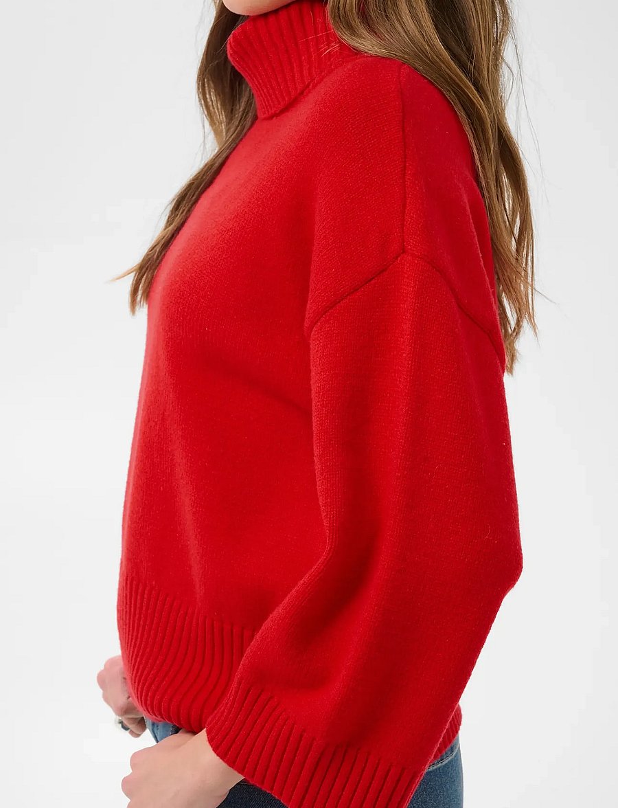 Saint Tropez - UminaSZ Pullover - jumpers - true red - 4