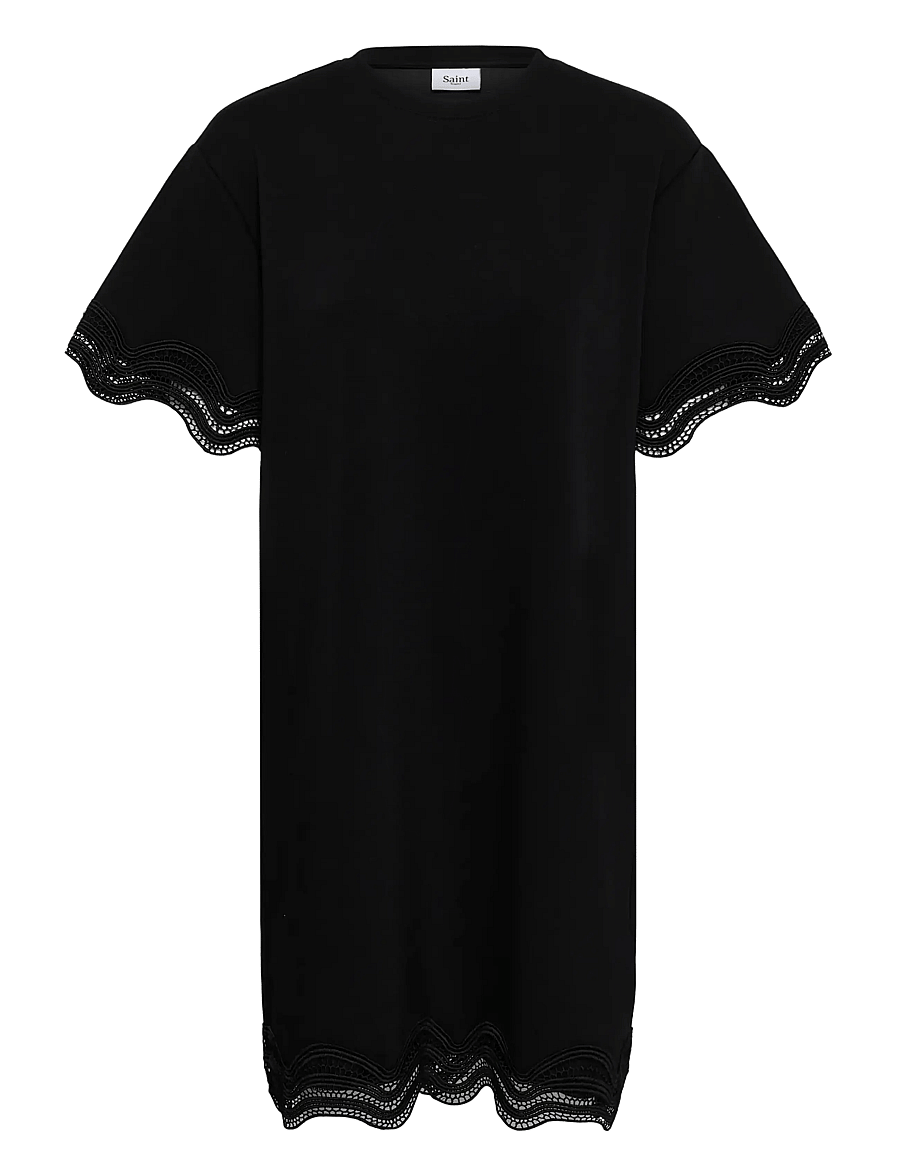Saint Tropez - UmilaSZ Dress - t-shirtklänningar - black - 1
