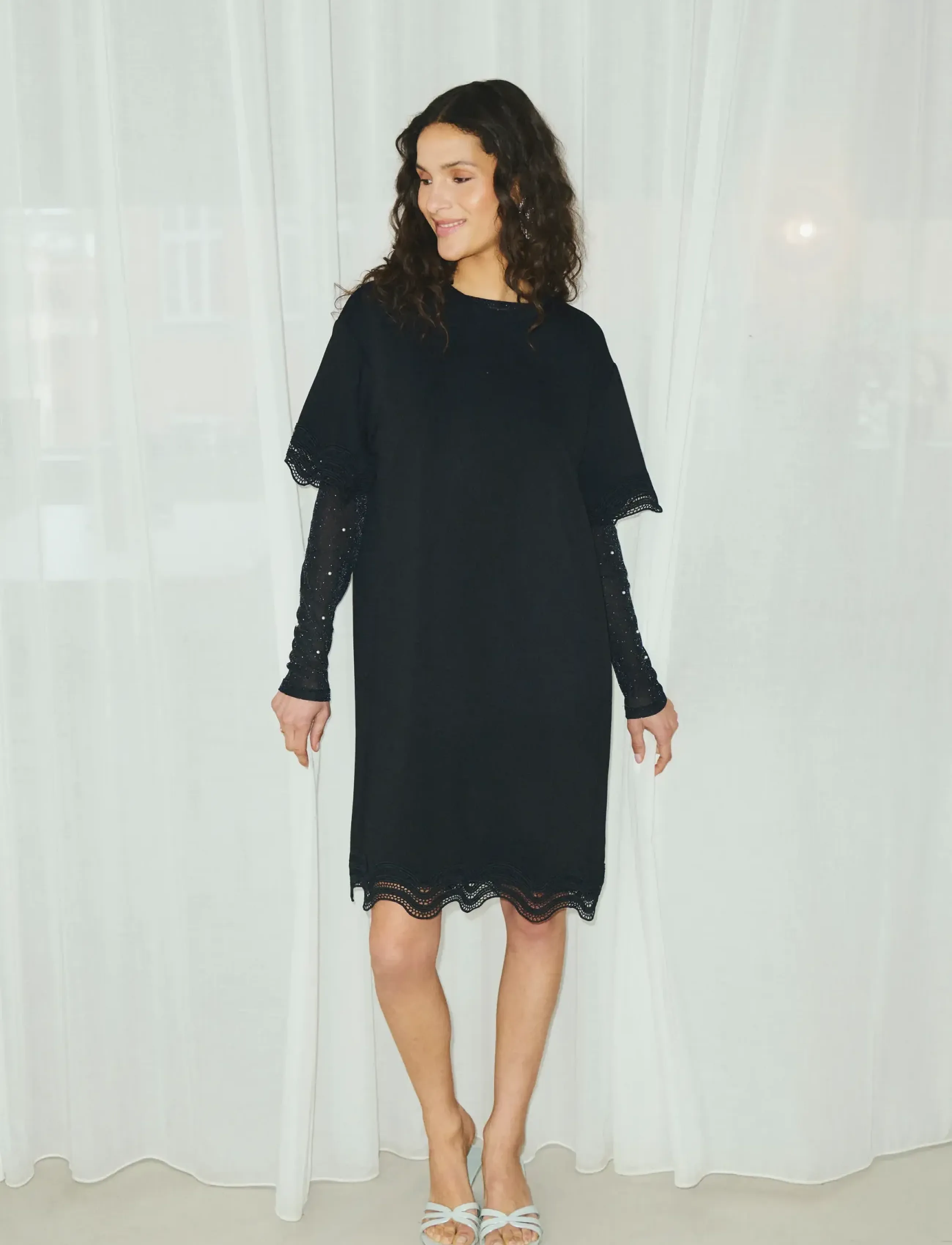 Saint Tropez UmilaSZ Dress - Kjoler - BLACK / black