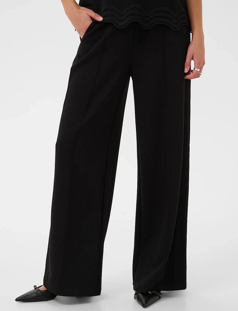 Saint Tropez - UmilaSZ Pants - vida byxor - black - 0