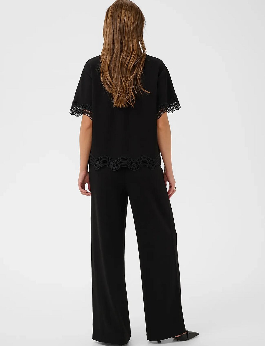 Saint Tropez - UmilaSZ Pants - vida byxor - black - 4