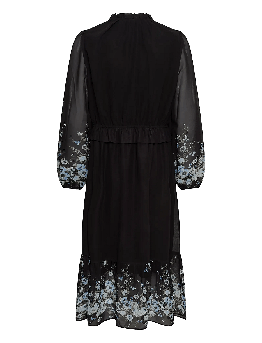 Saint Tropez - UrsanneSZ Dress - midi dresses - black luna roses - 2