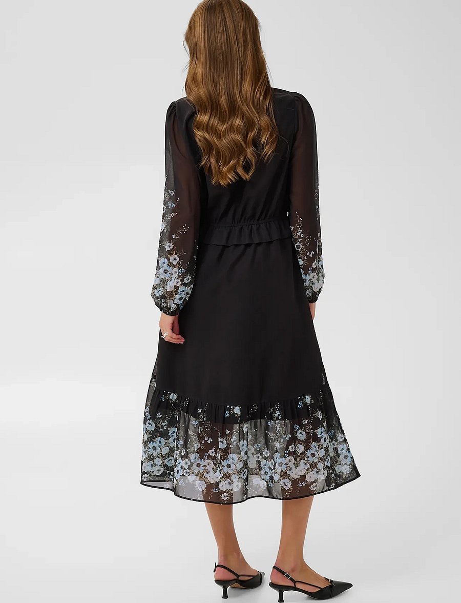 Saint Tropez - UrsanneSZ Dress - midi dresses - black luna roses - 3