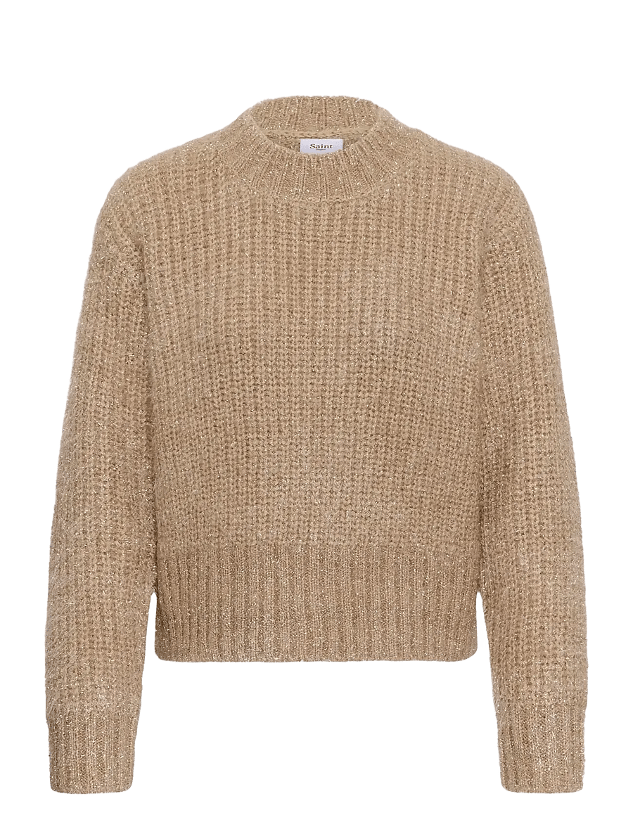 Saint Tropez - HalfaSZ Round Neck Pullover - jumpers - asti - 1