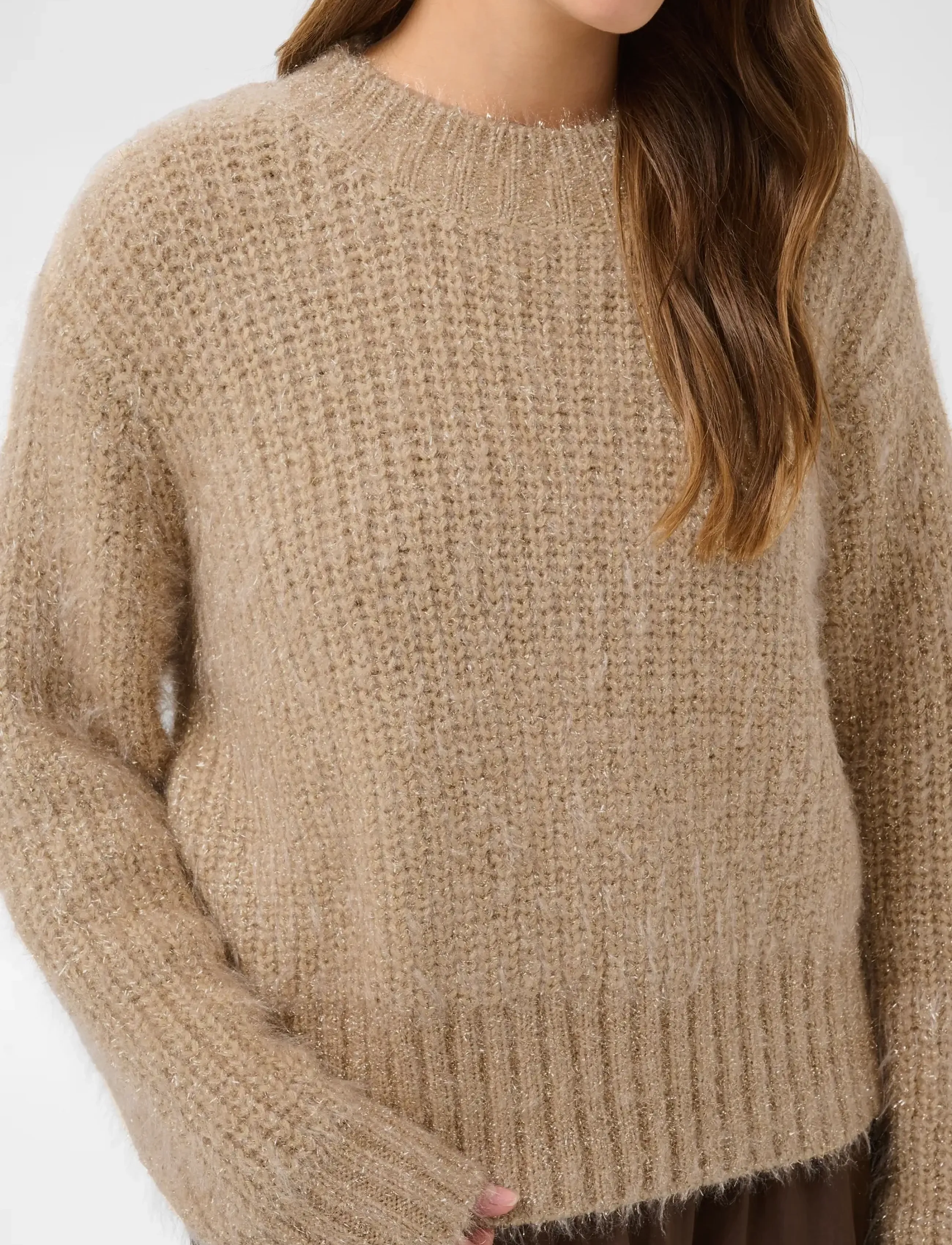 Saint Tropez - HalfaSZ Round Neck Pullover - jumpers - asti - 5