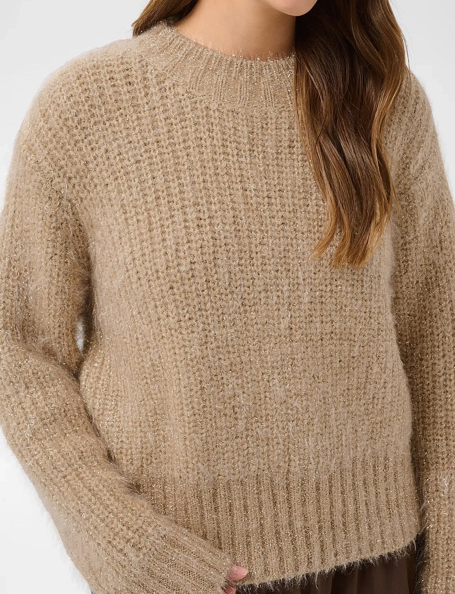 Saint Tropez - HalfaSZ Round Neck Pullover - jumpers - asti - 5