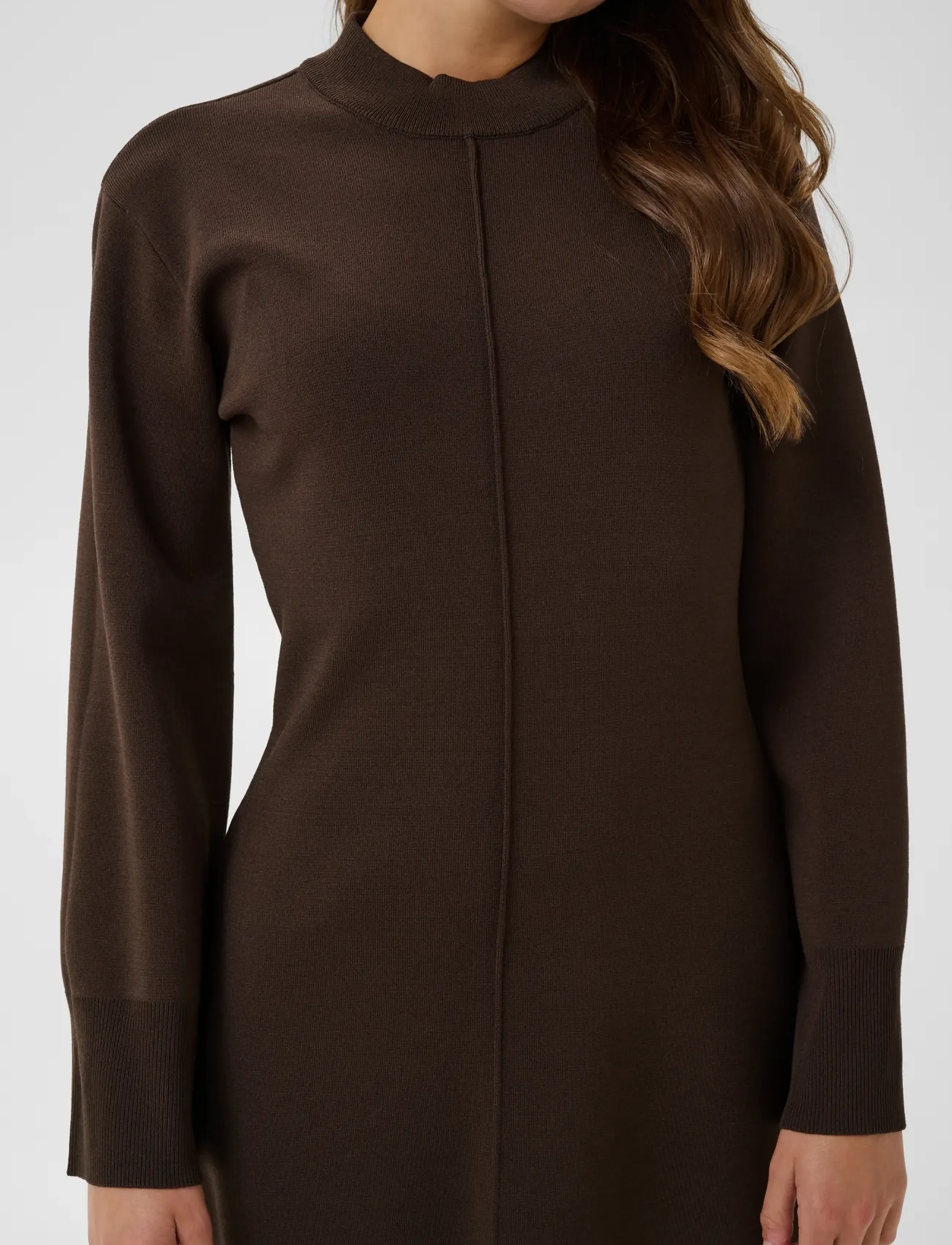Saint Tropez - UzdinaSZ Knit Dress - chocolate brown - 5