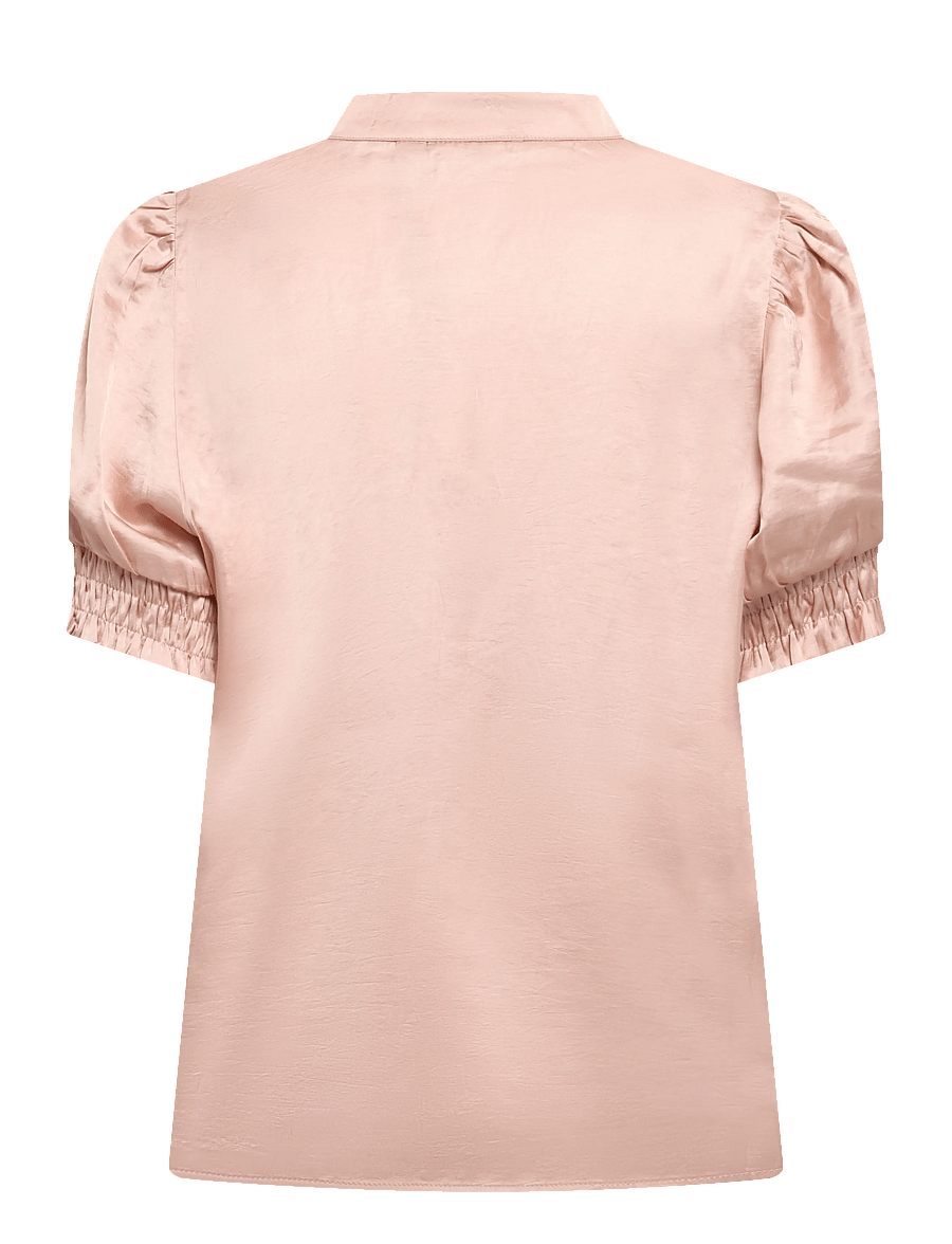Saint Tropez - PananSZ SS Blouse - kurzärmelige blusen - ash rose - 1