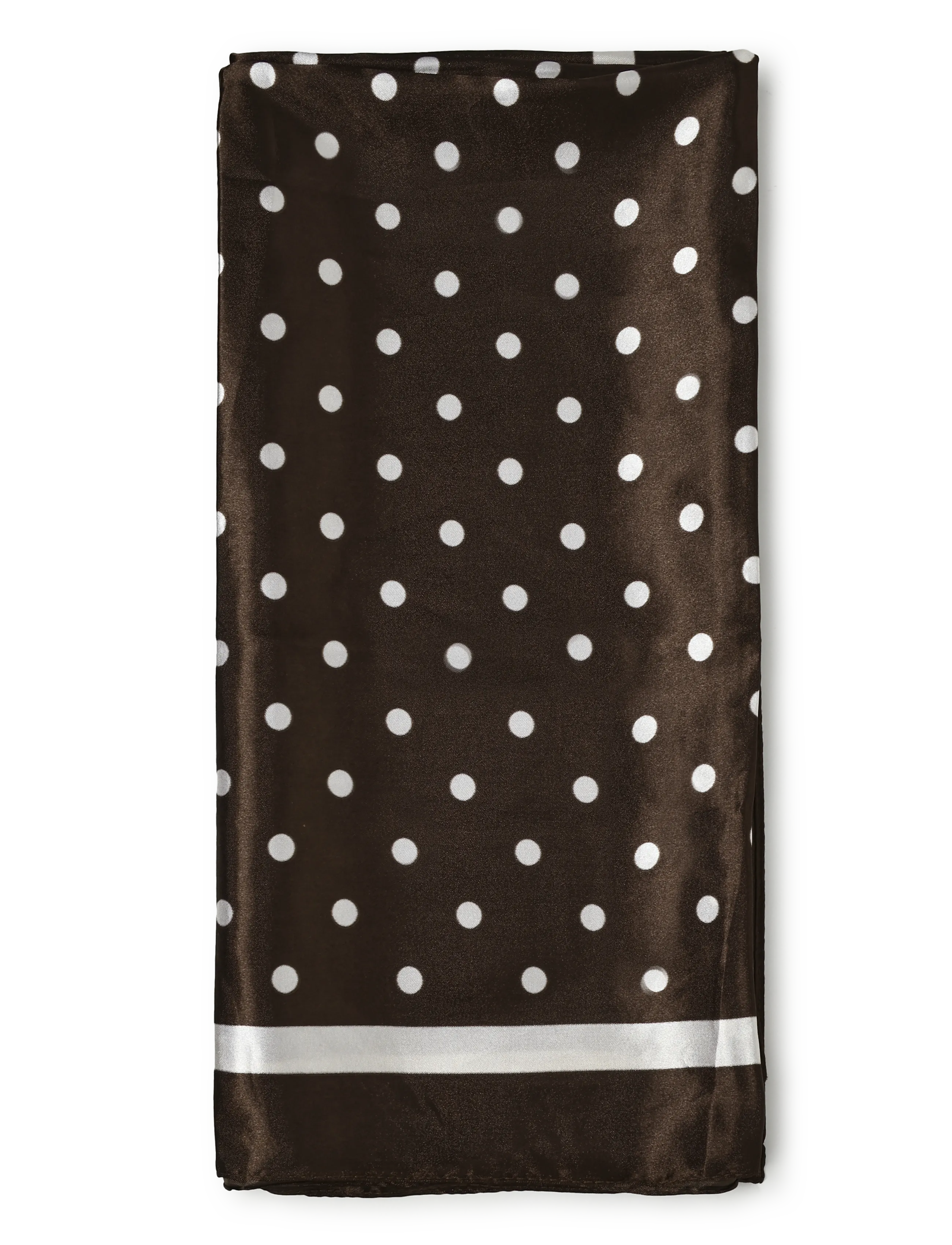 Saint Tropez - PoldaSZ Scarf - sjalar - choco brown, ice polda dot - 1