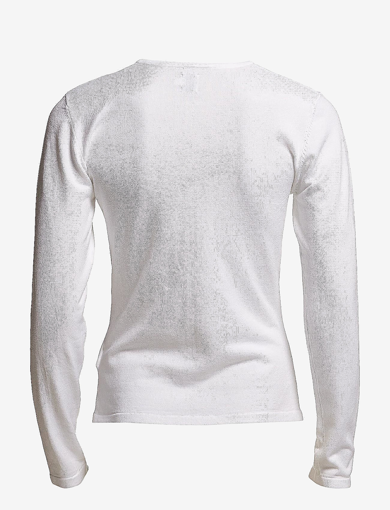 Saint Tropez - VIS/ELA L/S CARDIGAN R-NECK - white - 1