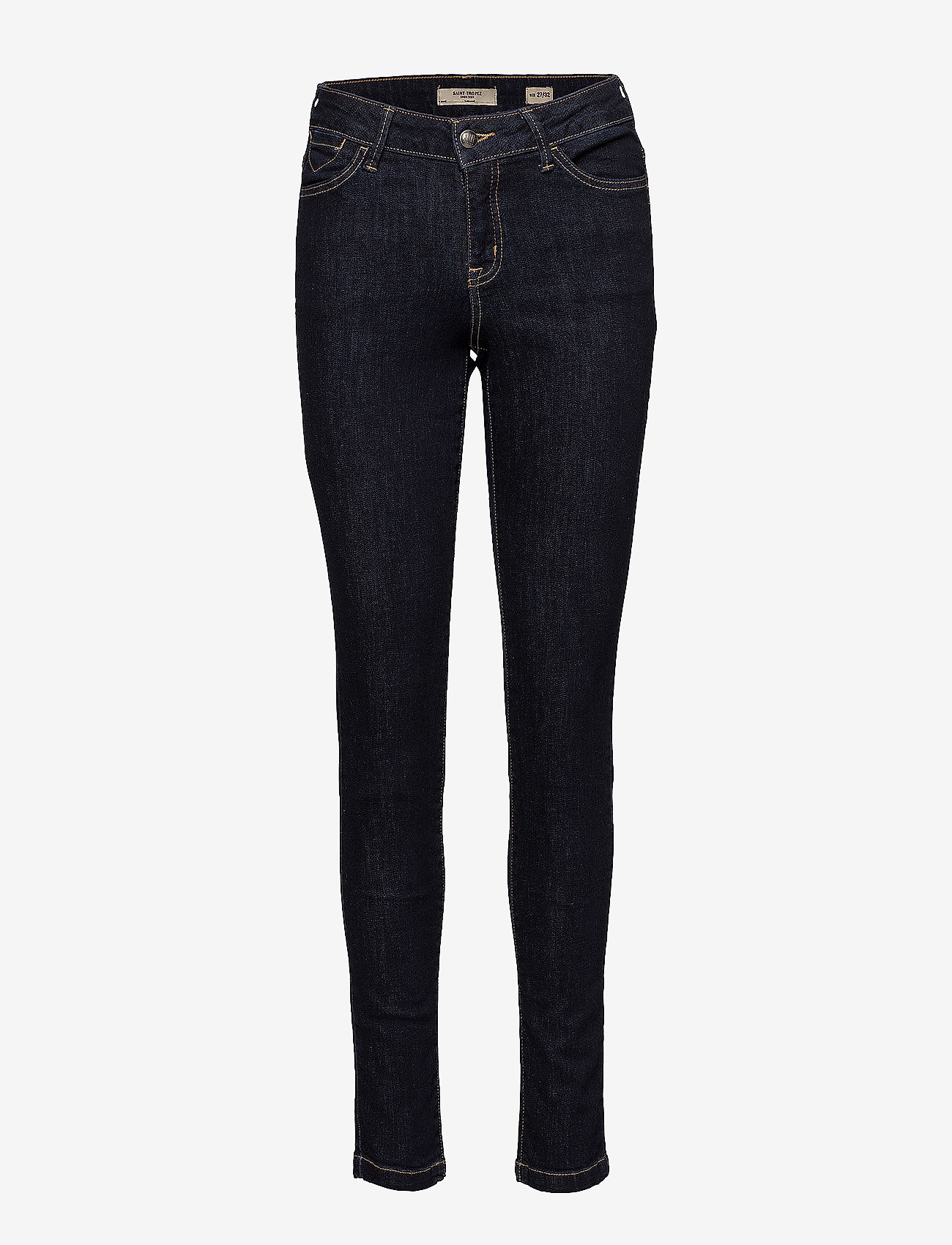SAINT TROPEZ Fly, Highwaist, Slim Fit Blau - 26x34 - Damen