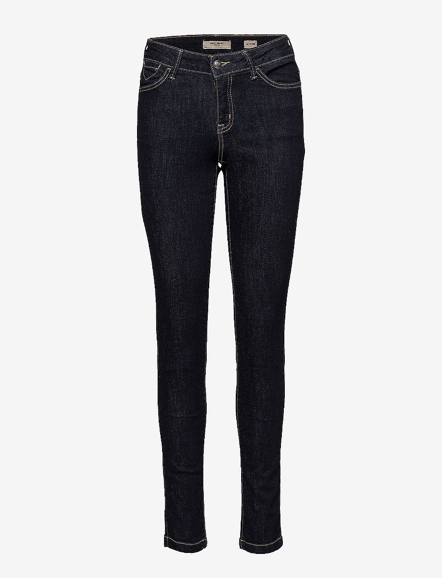 Saint Tropez - FLY, HIGHWAIST, SLIM FIT - rudens drabužiai - blue rns - 0