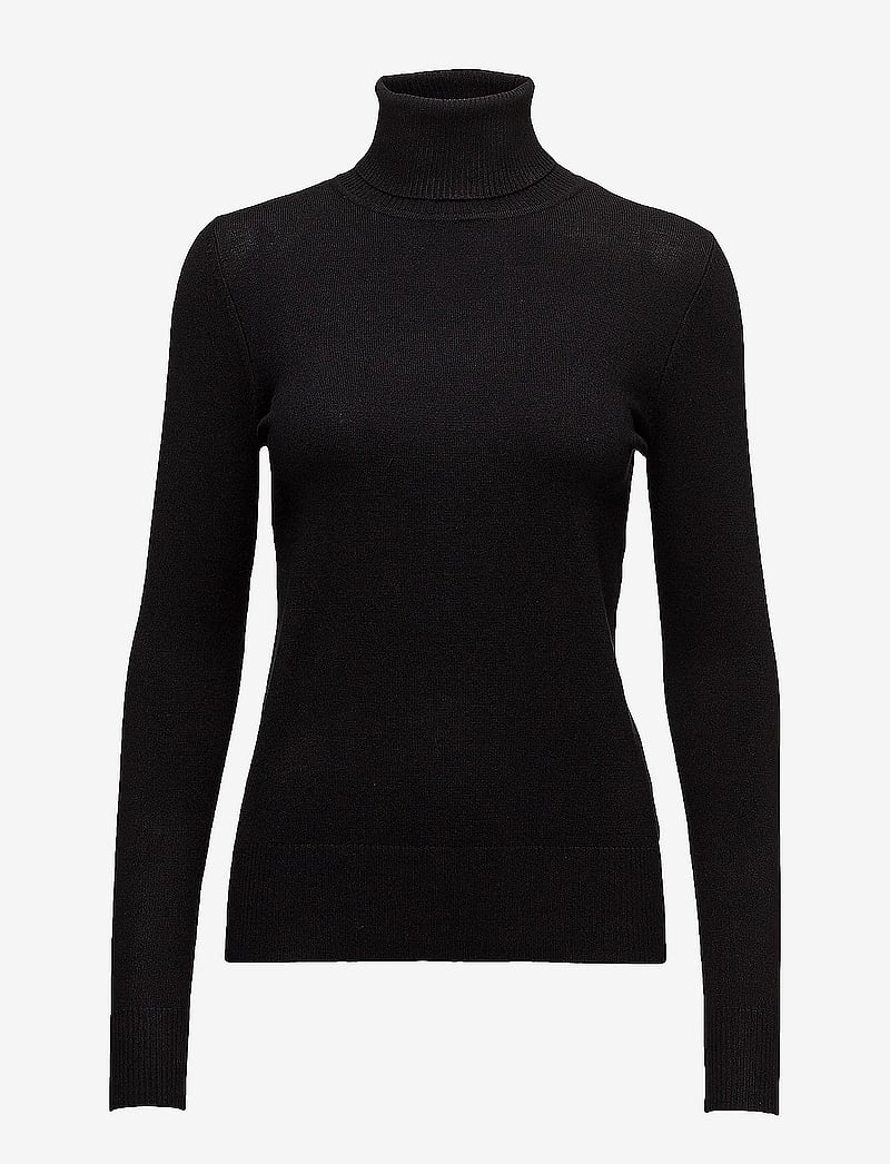 Saint Tropez - J2046, MilaSZ Rollneck Pullover - rollkragenpullover - black - 1