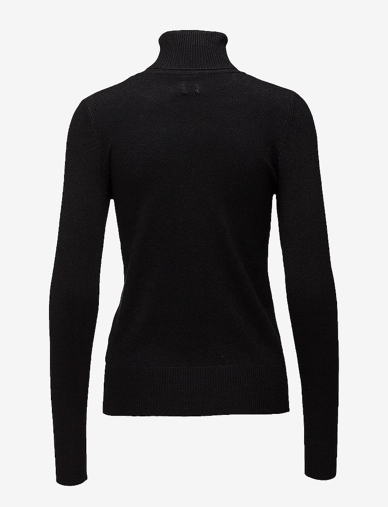 Saint Tropez - J2046, MilaSZ Rollneck Pullover - rollkragenpullover - black - 2