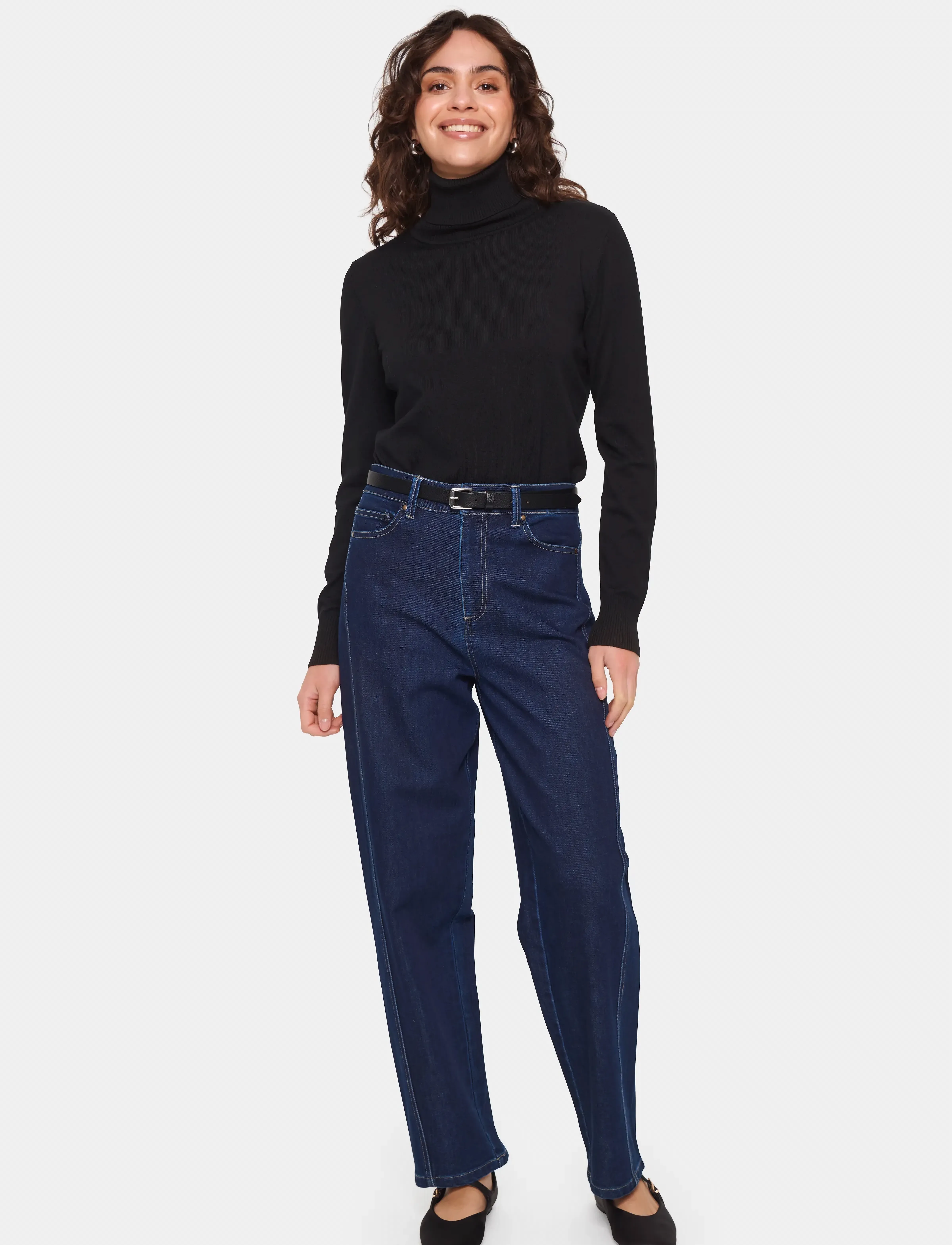 Saint Tropez - J2046, MilaSZ Rollneck Pullover - džemperi ar augstu apkakli - black - 3