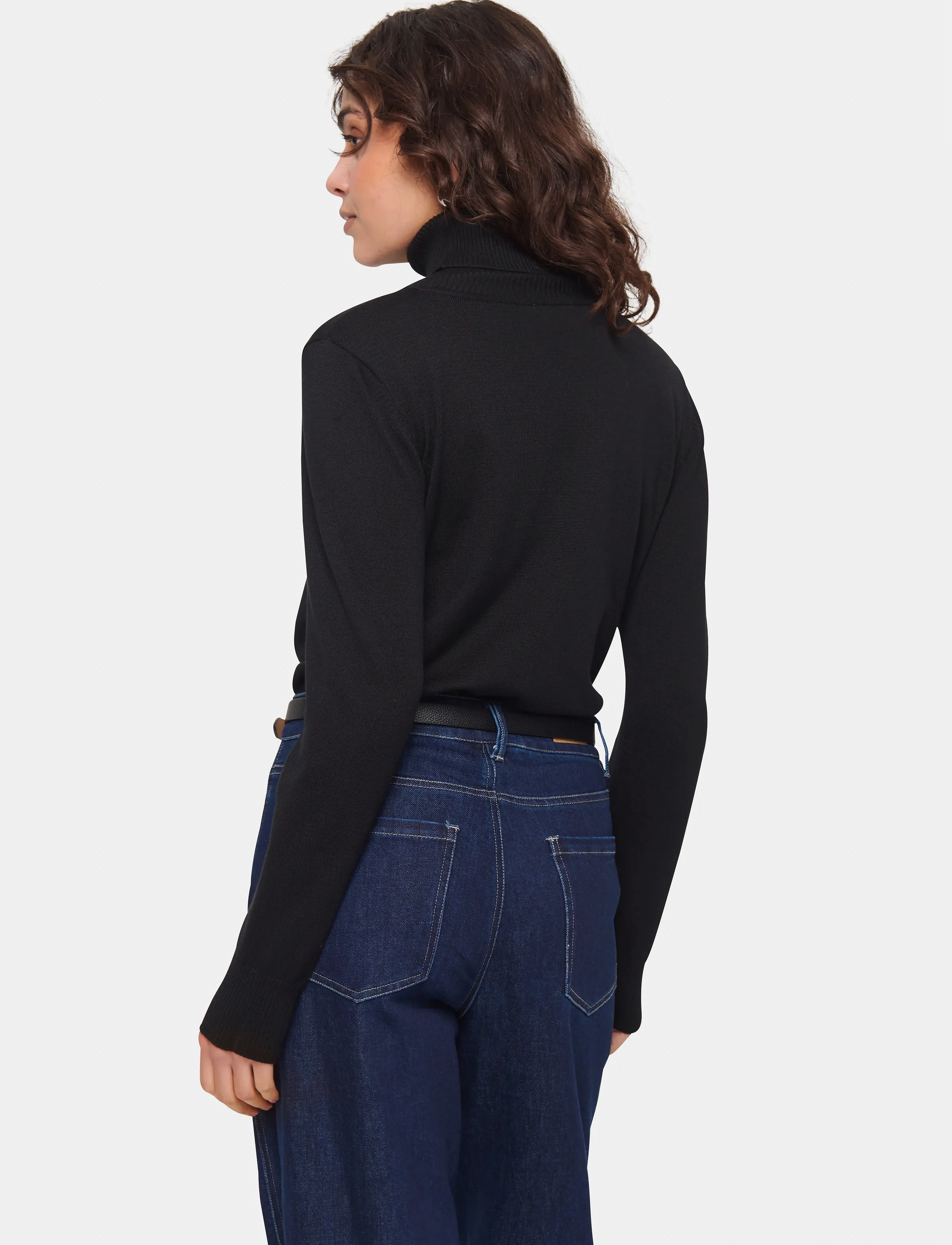 Saint Tropez - J2046, MilaSZ Rollneck Pullover - džemperi ar augstu apkakli - black - 4