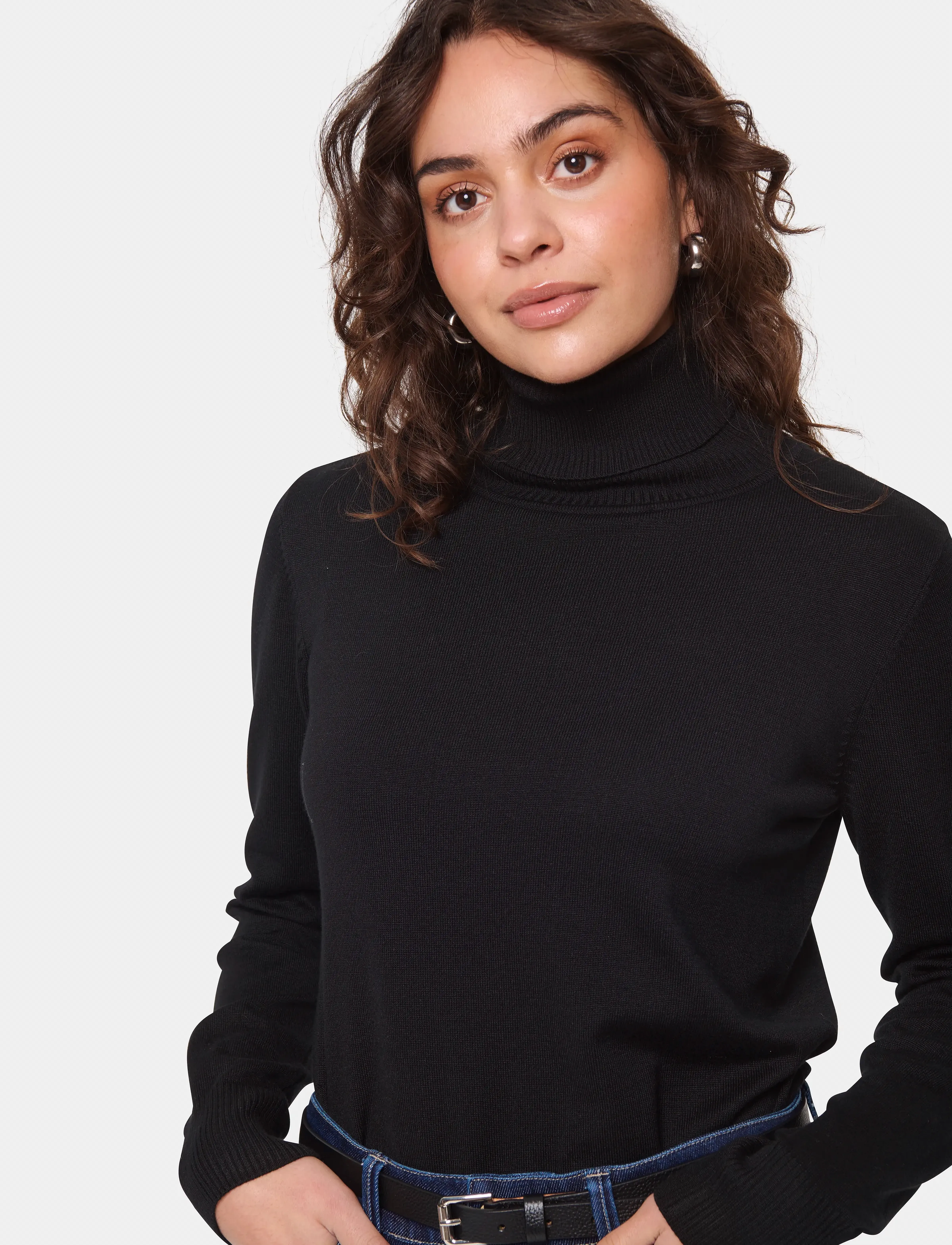 Saint Tropez - J2046, MilaSZ Rollneck Pullover - džemperi ar augstu apkakli - black - 5