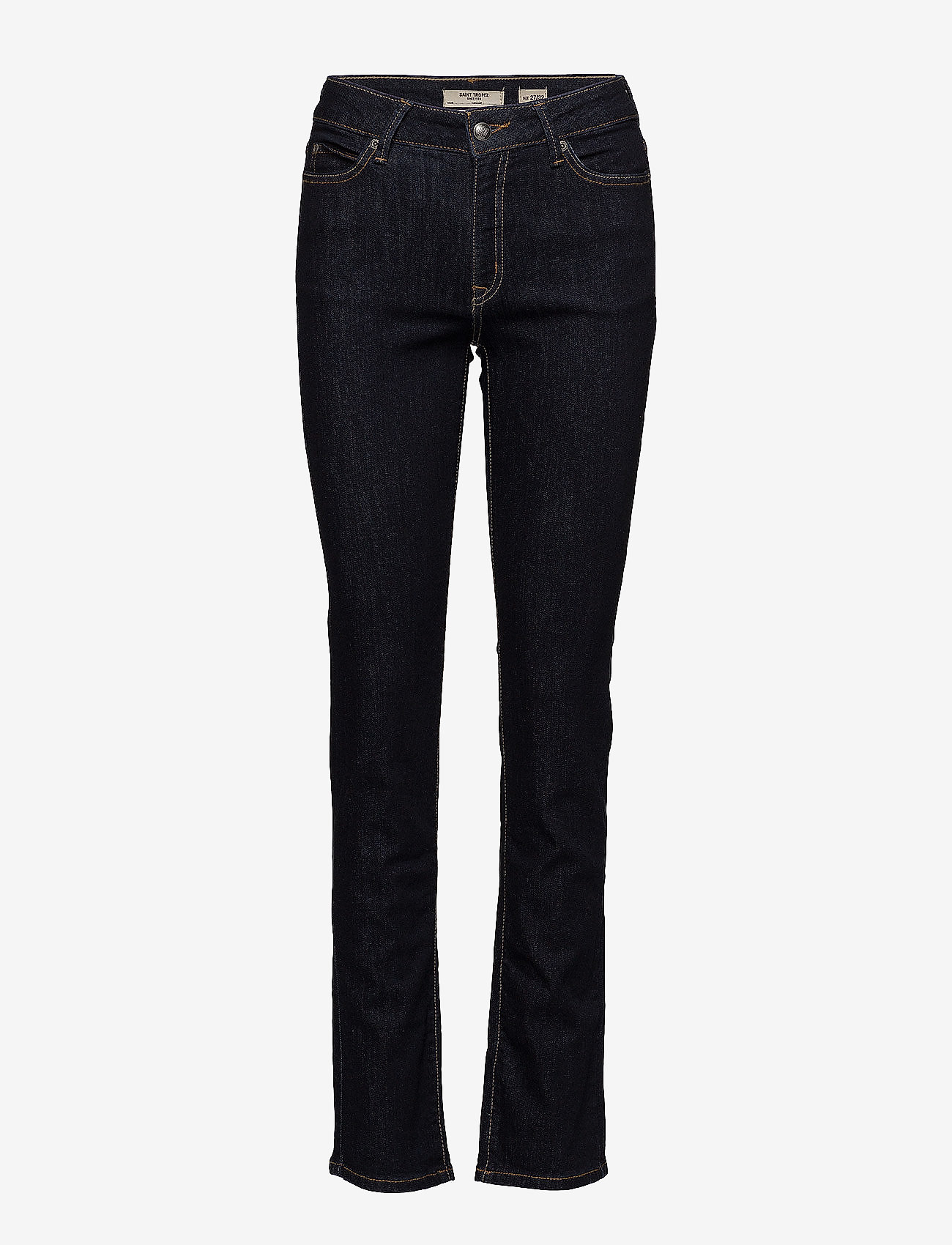 Saint Tropez - CLASSIC, HIGH W, STRAIGHT LEG - straight jeans - blue rns - 0