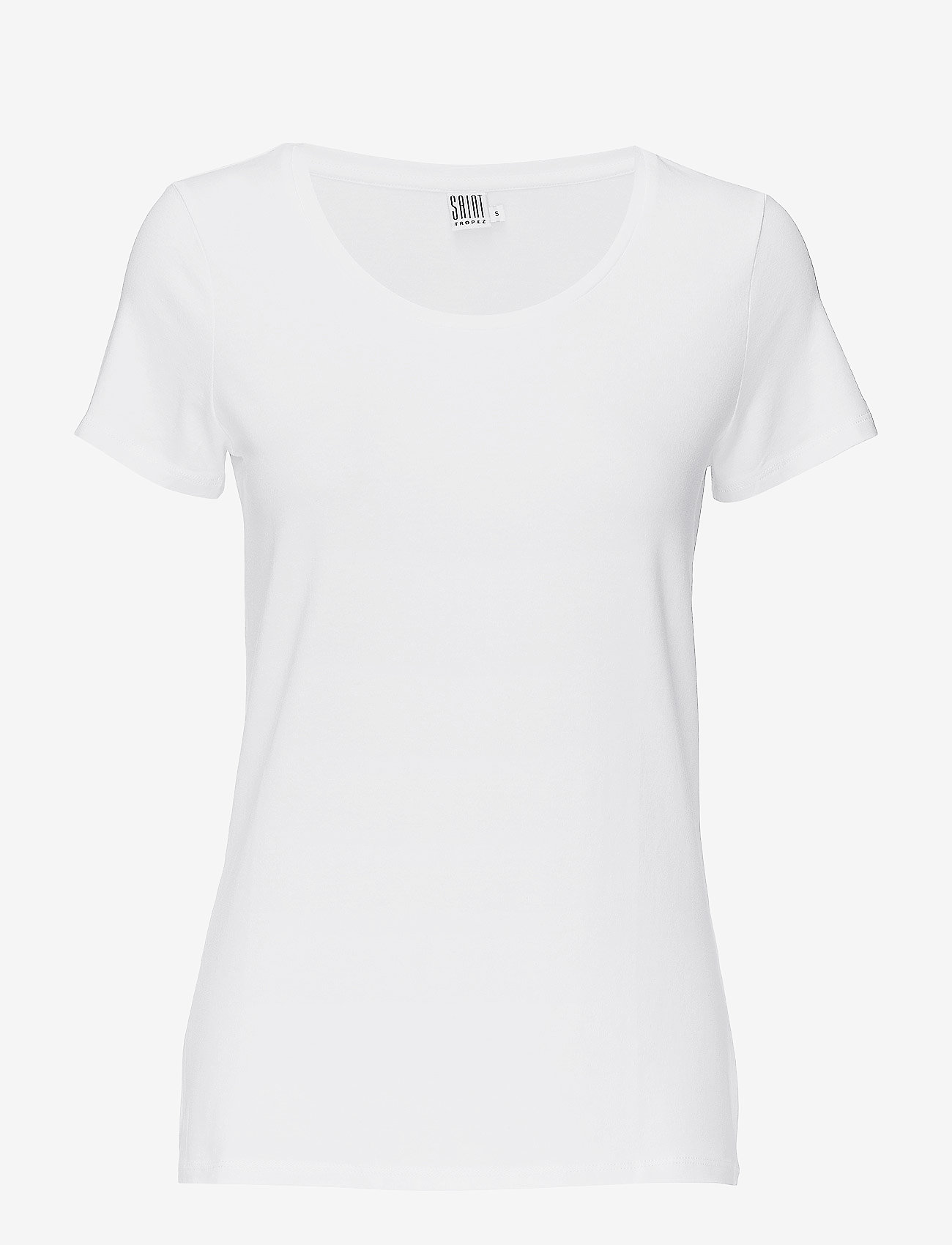 Saint Tropez - T-SHIRT WITH  ROUND NECK - white - 0
