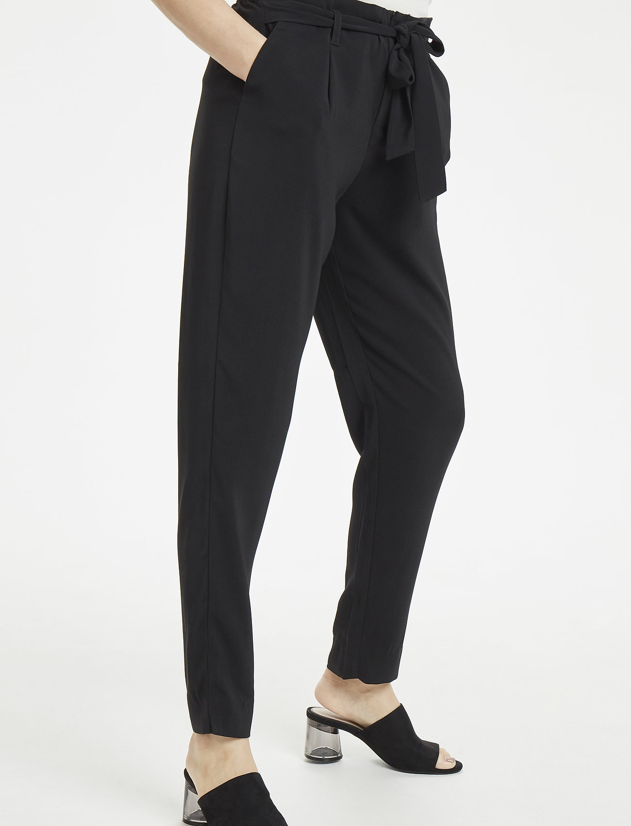 Saint Tropez - R5005, AndreaSZ Pants - bukser med lige ben - black - 0