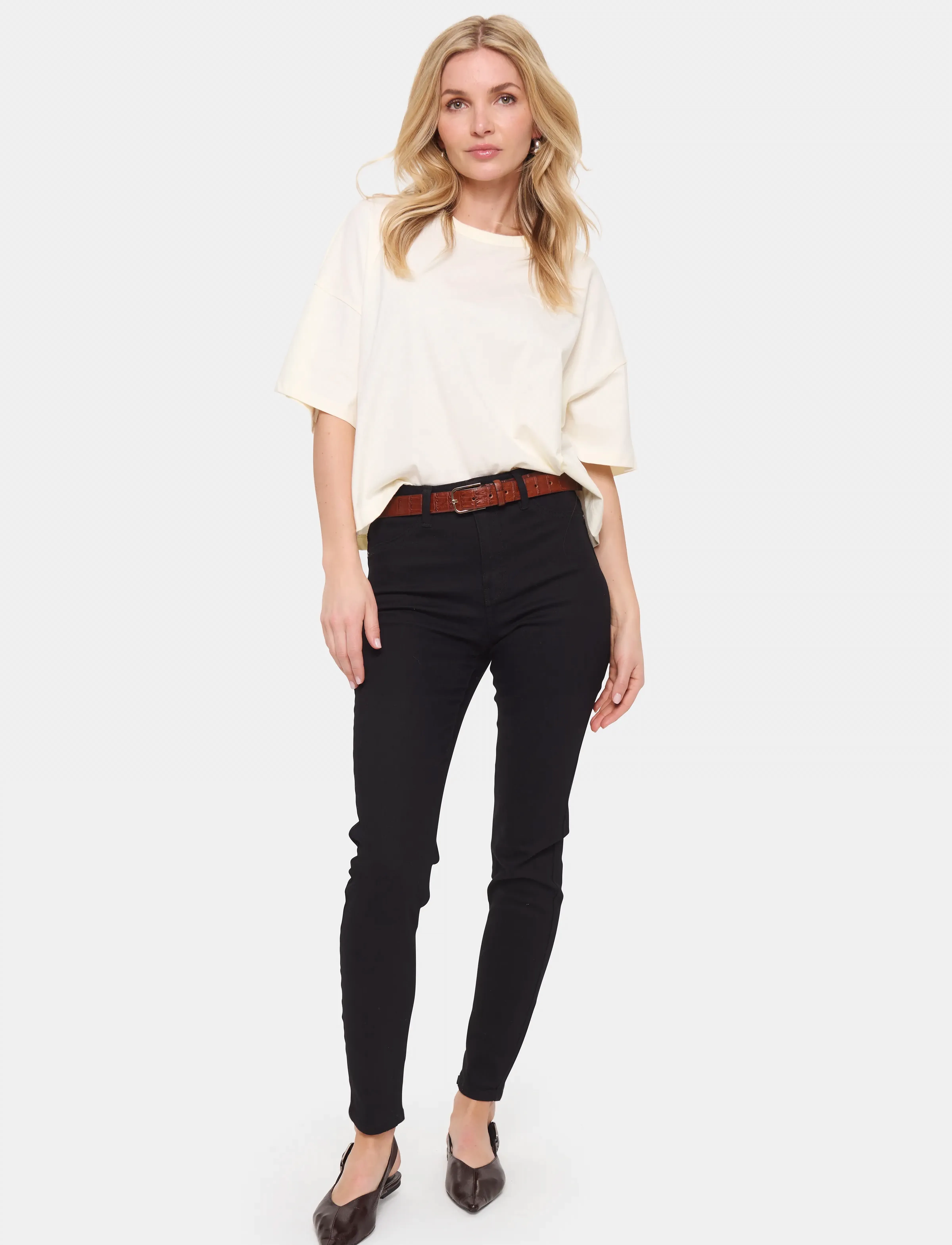 Saint Tropez - T5757, UllaSZ Jeans - liibuvad teksad - black - 3