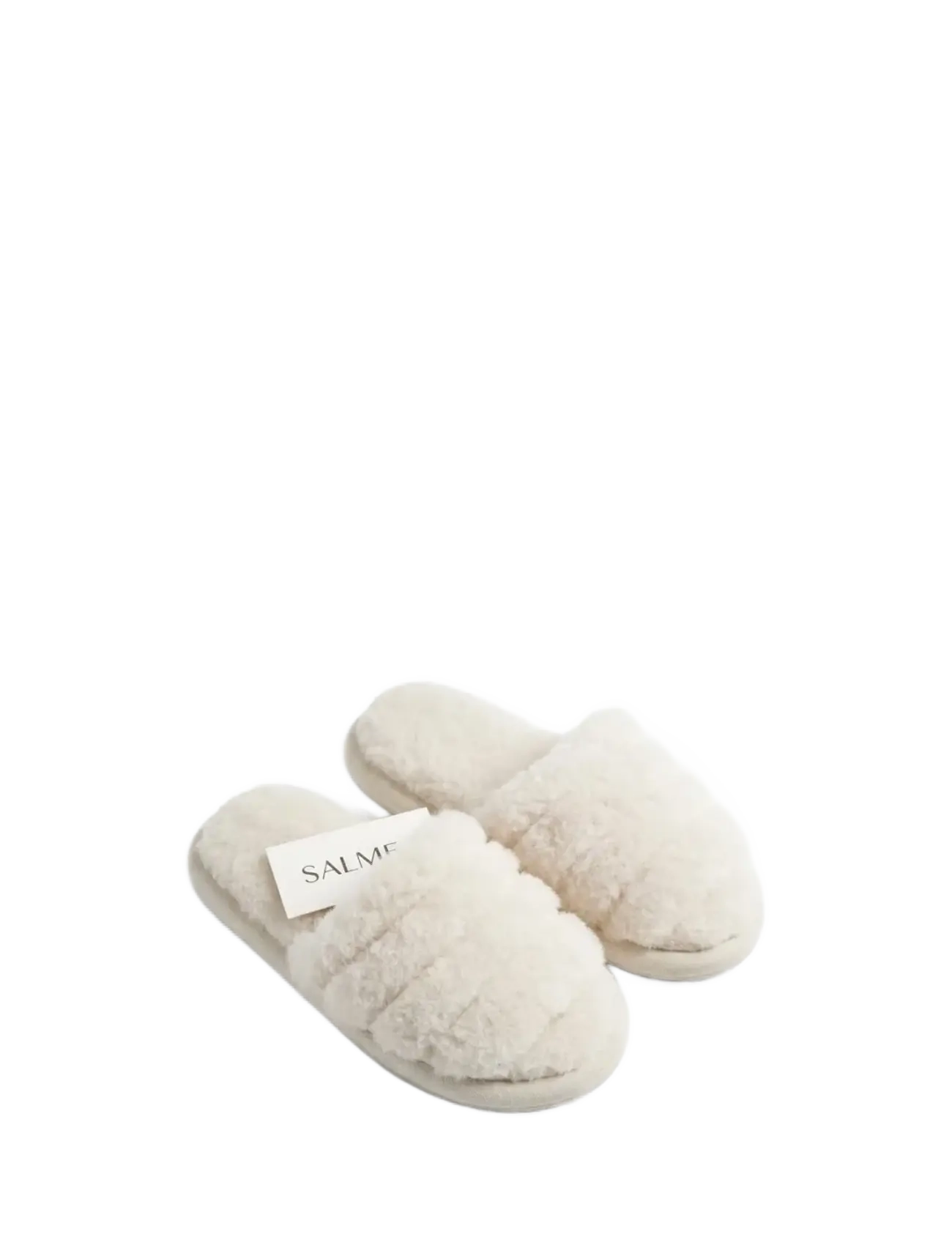 Salme Linen Dune Slippers - Schuhe - IVORY / cream