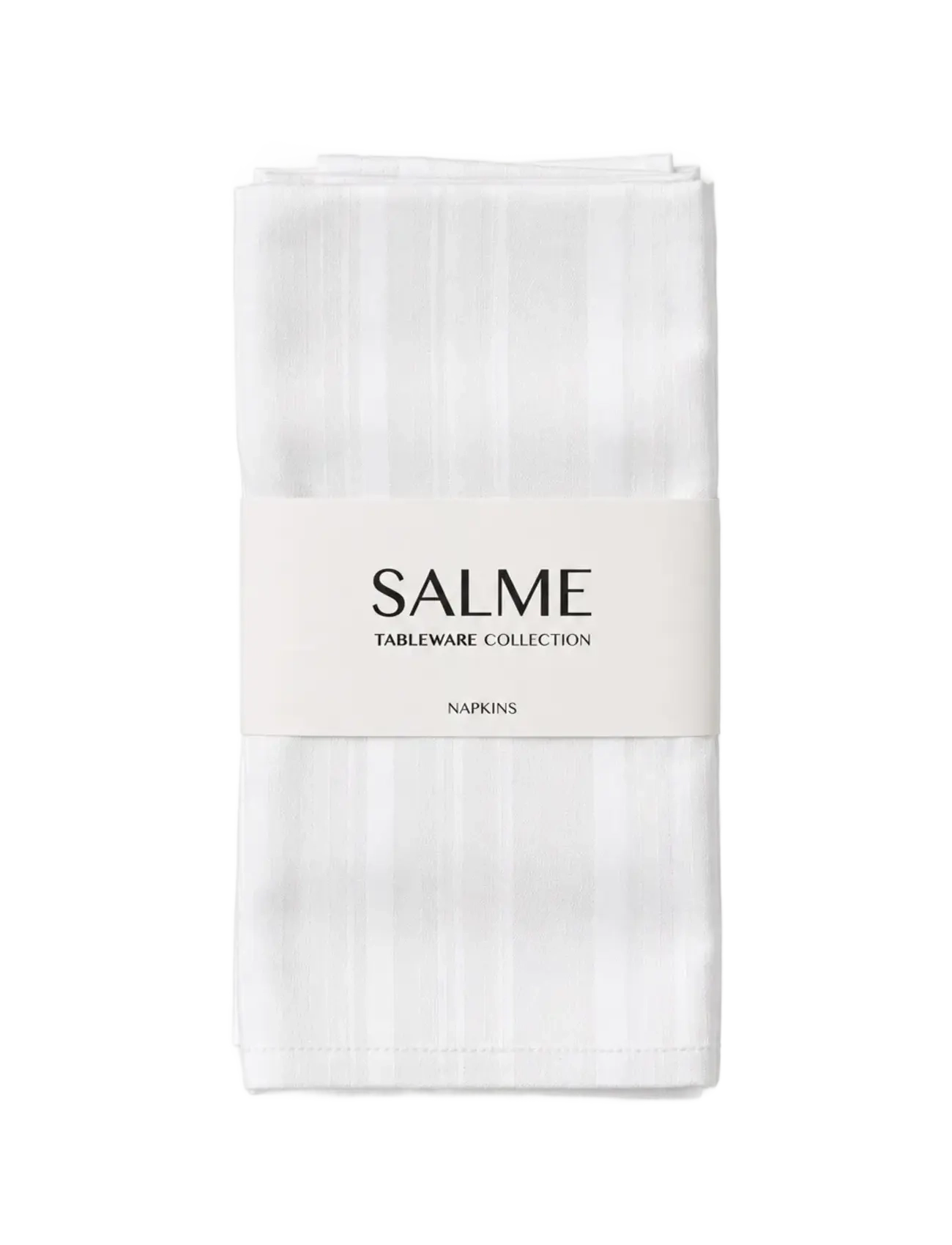 Salme Linen Ensemble Serviet - sæt med 2 - Tekstiler - IVORY / white