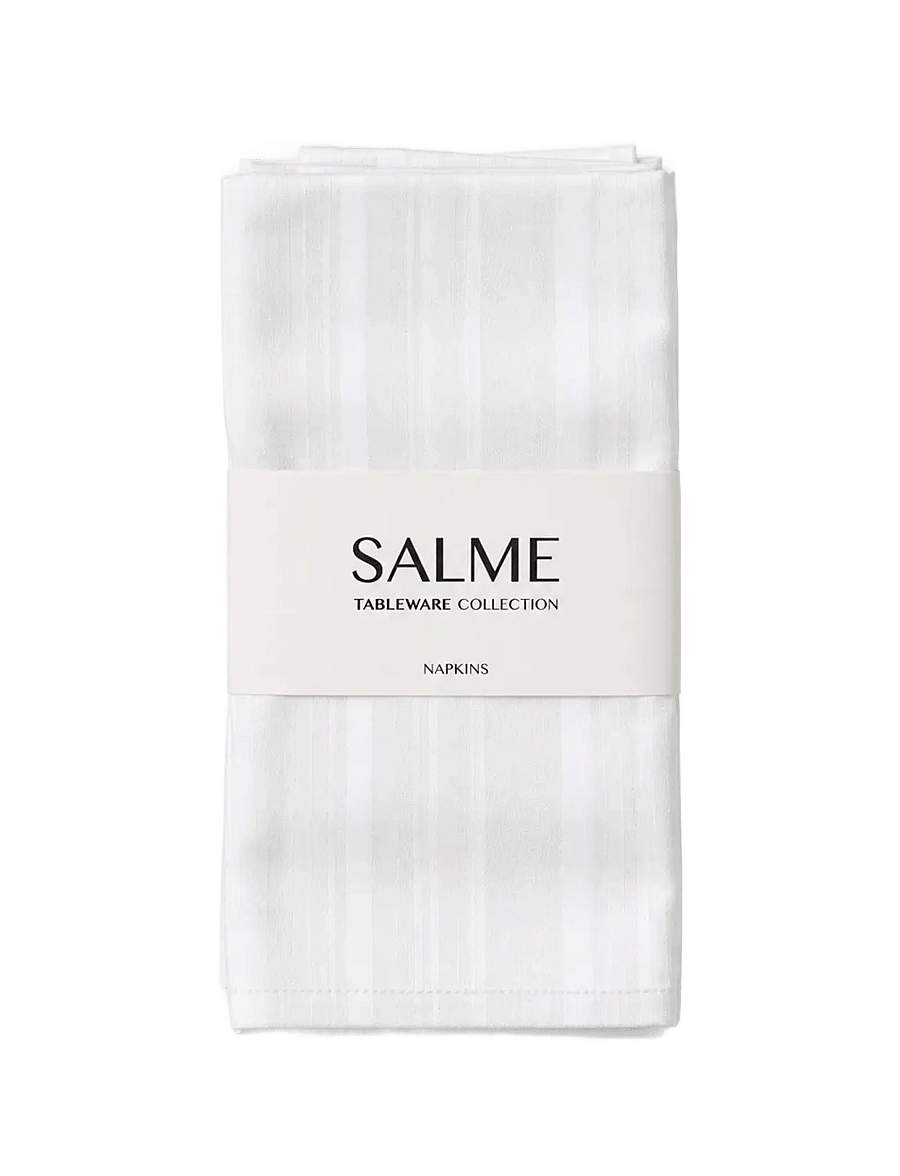 Salme Linen - Ensemble Napkin - set of 2 - linased ja puuvillased salvrätikud - ivory - 1