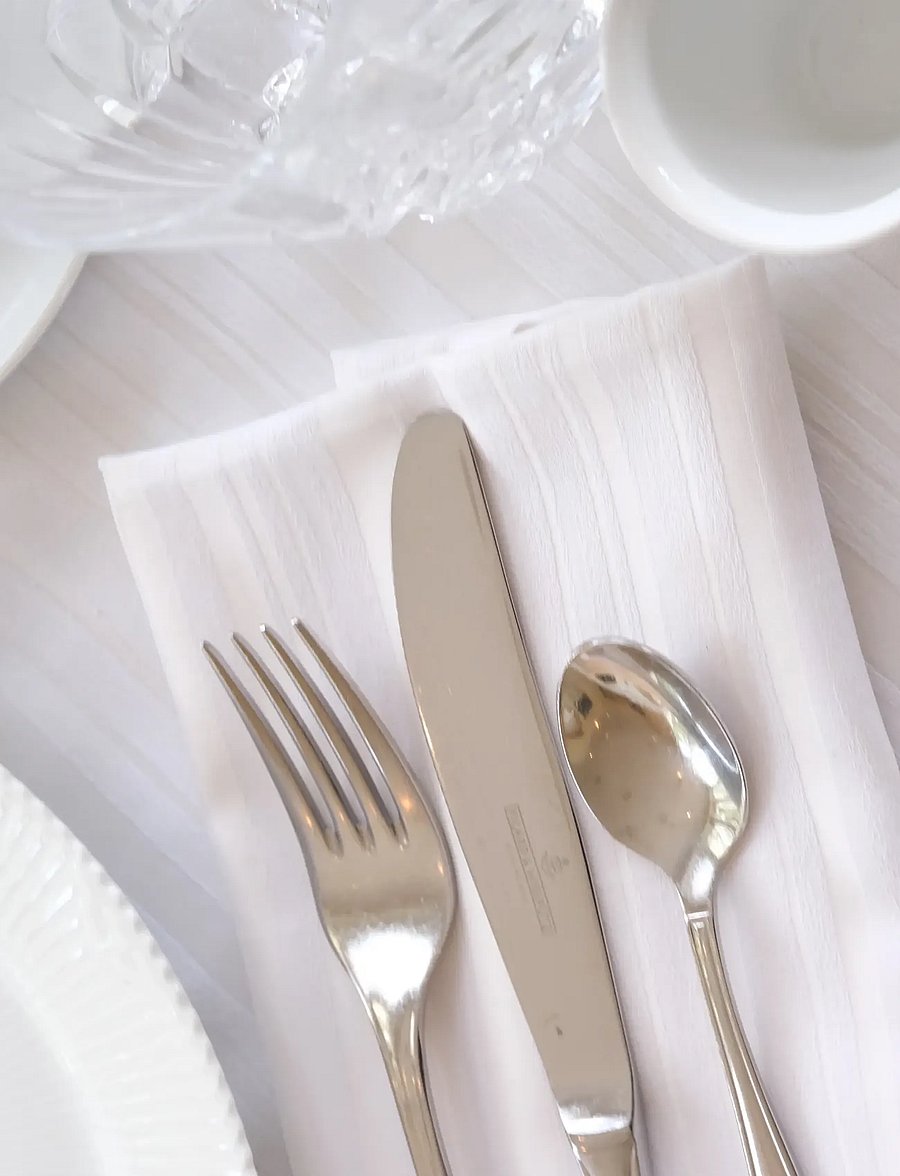 Salme Linen - Ensemble Napkin - set of 2 - linased ja puuvillased salvrätikud - ivory - 0
