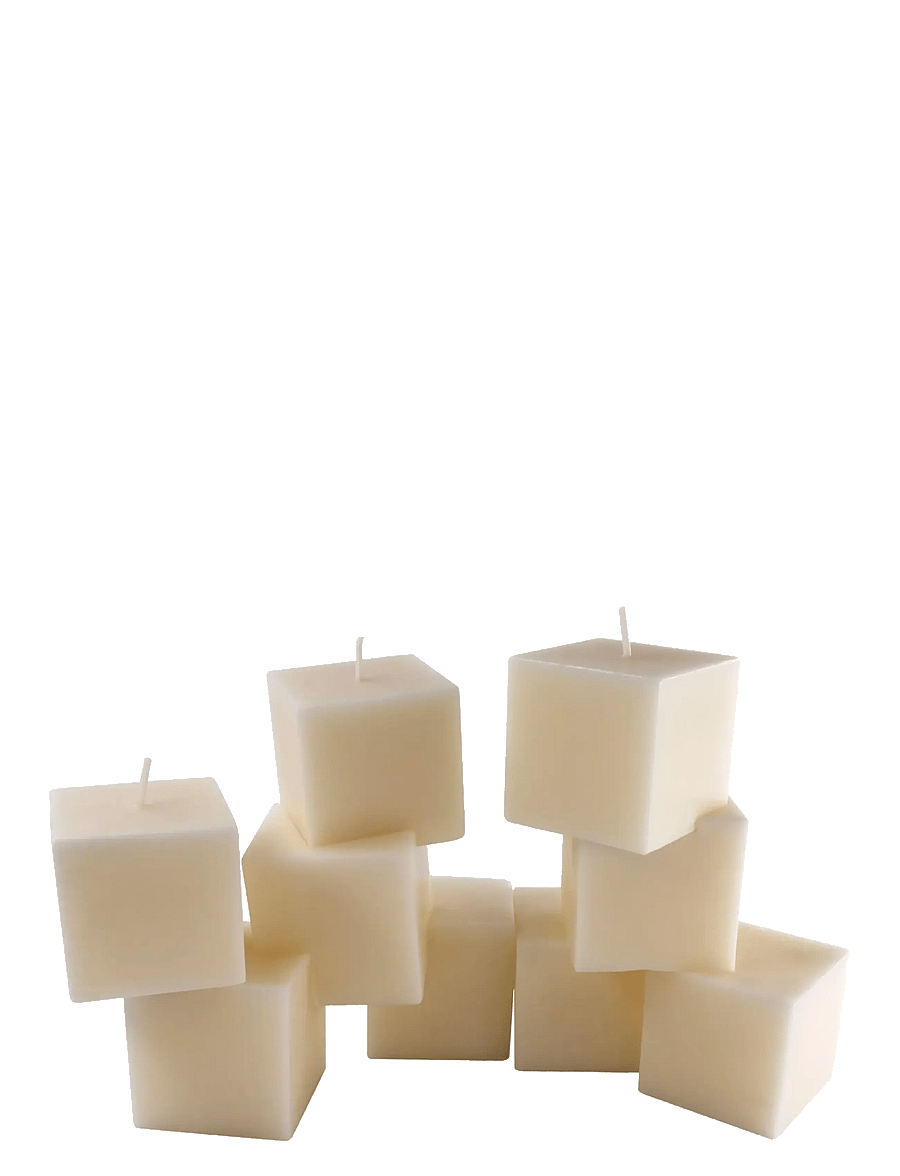 Salme Linen - Modular Candle - set of 2 - blockkerzen - ivory - 1