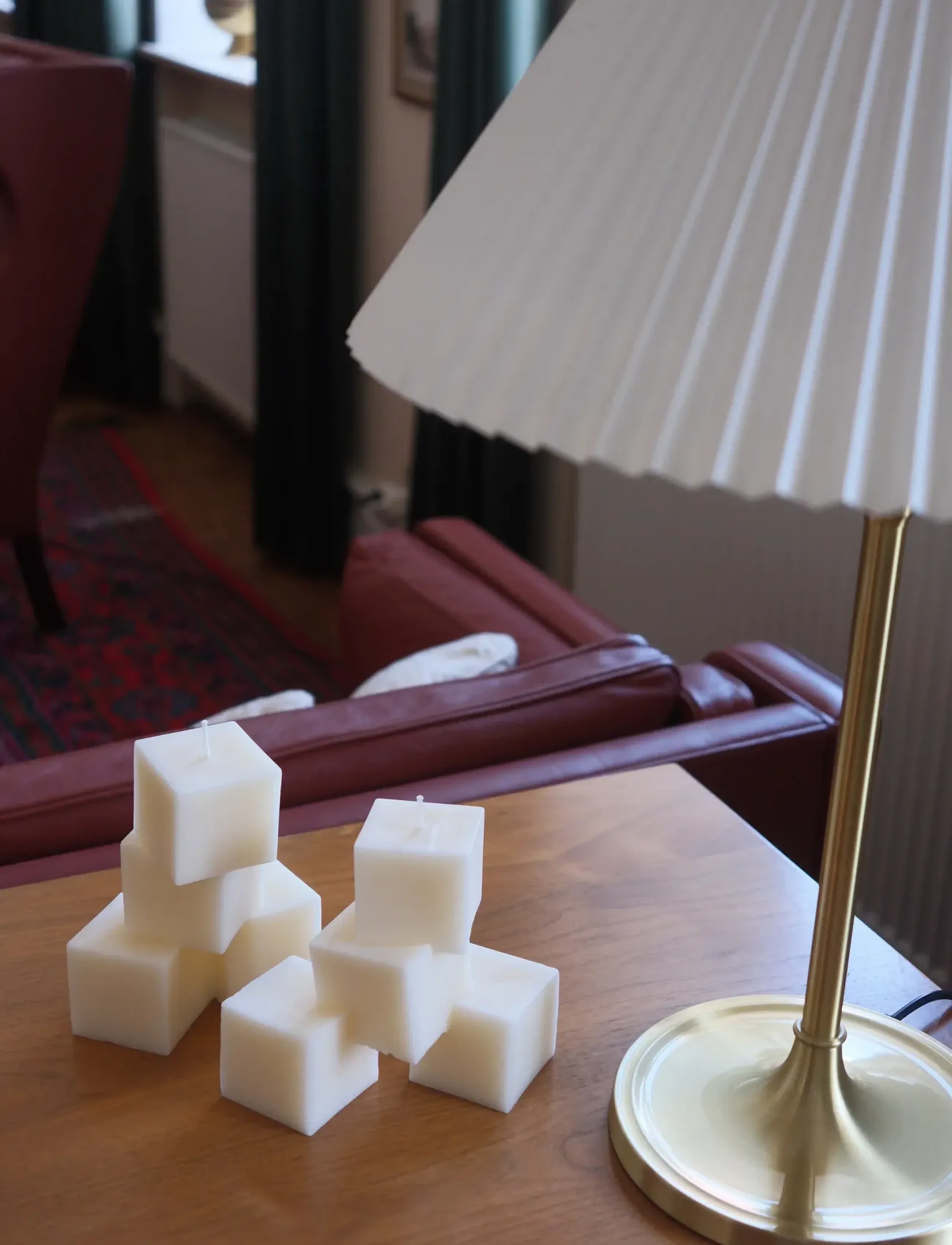 Salme Linen - Modular Candle - set of 2 - ivory - 0