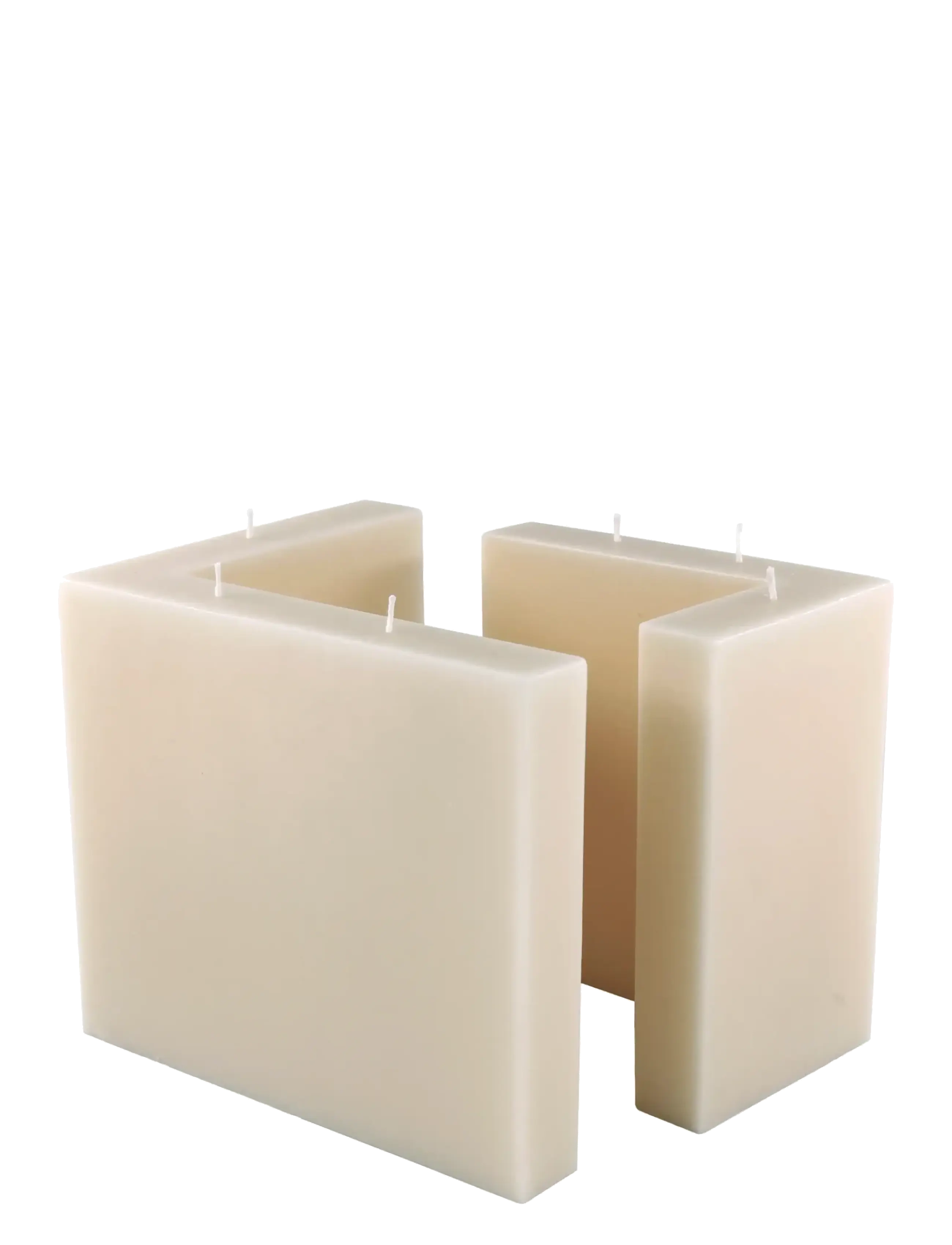 Salme Linen Signature Lys - sæt med 2 - Salme Linen - IVORY / cream