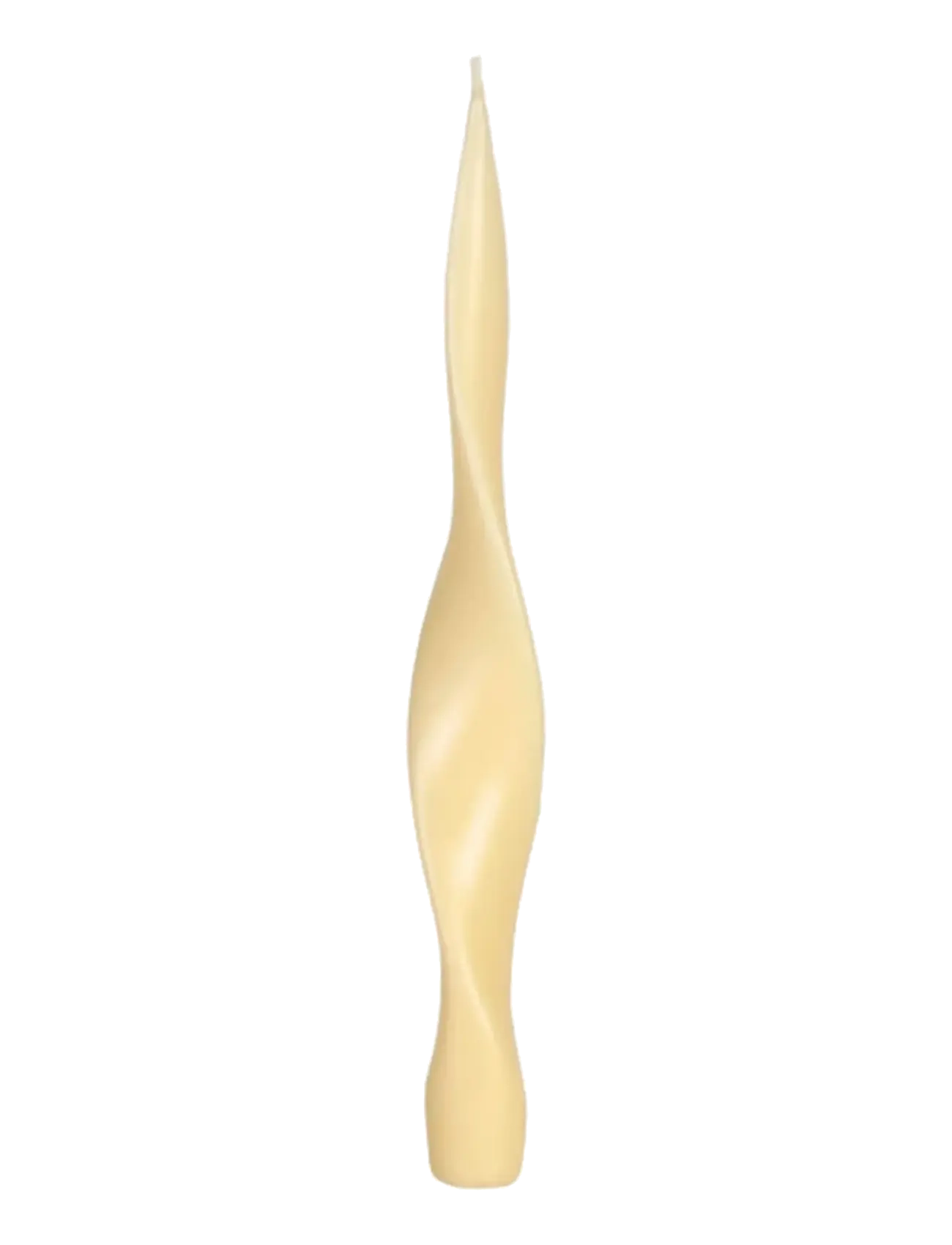Salme Linen Twist Middagslys - sæt med 4 - Salme Linen - IVORY / cream