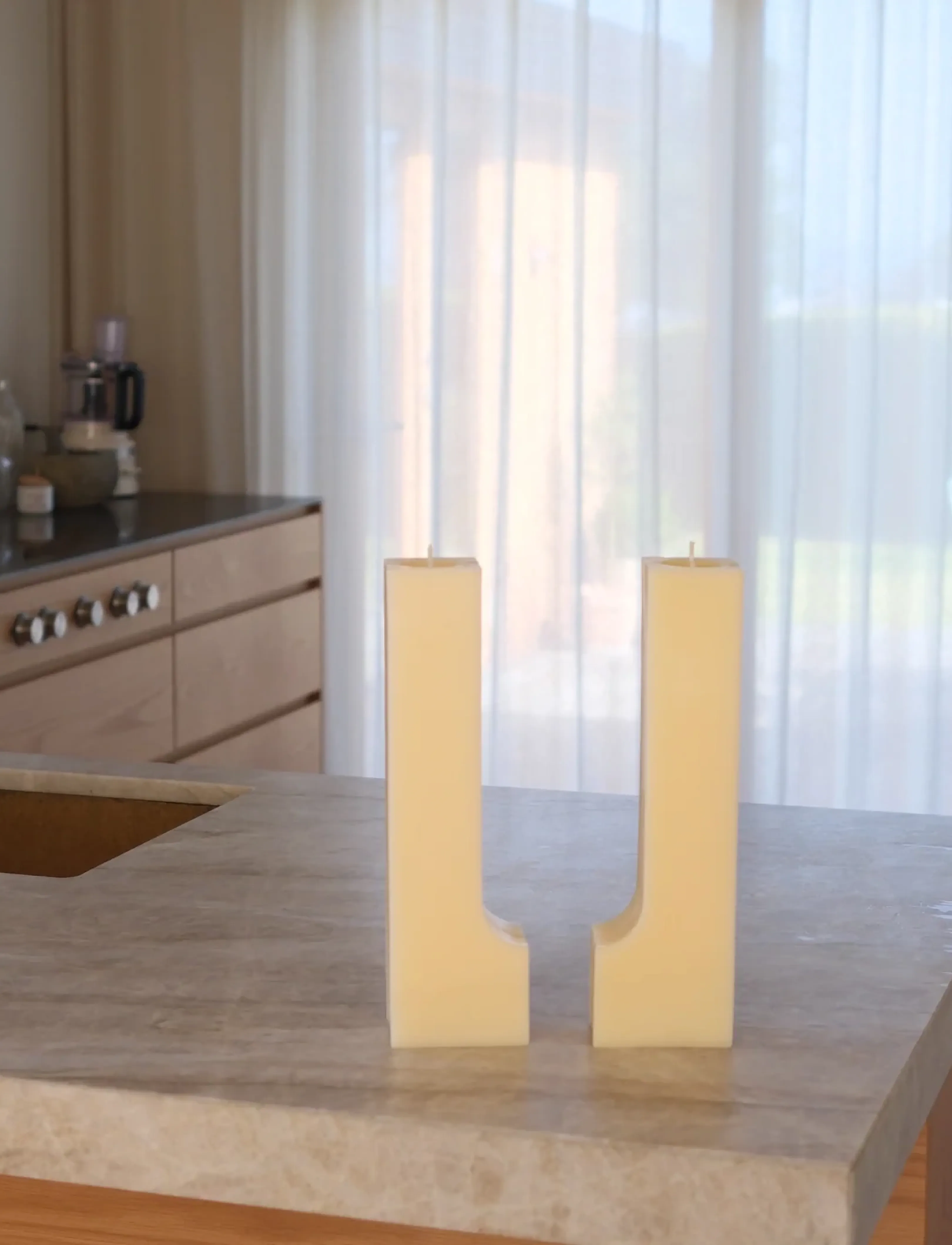 Salme Linen - Vilallom Lys - sæt med 2 - ivory - 2